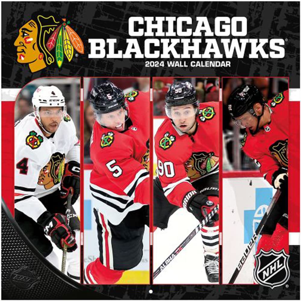 Turner Sports Chicago Blackhawks 2024 Mini Wall Calendar (24998040584)