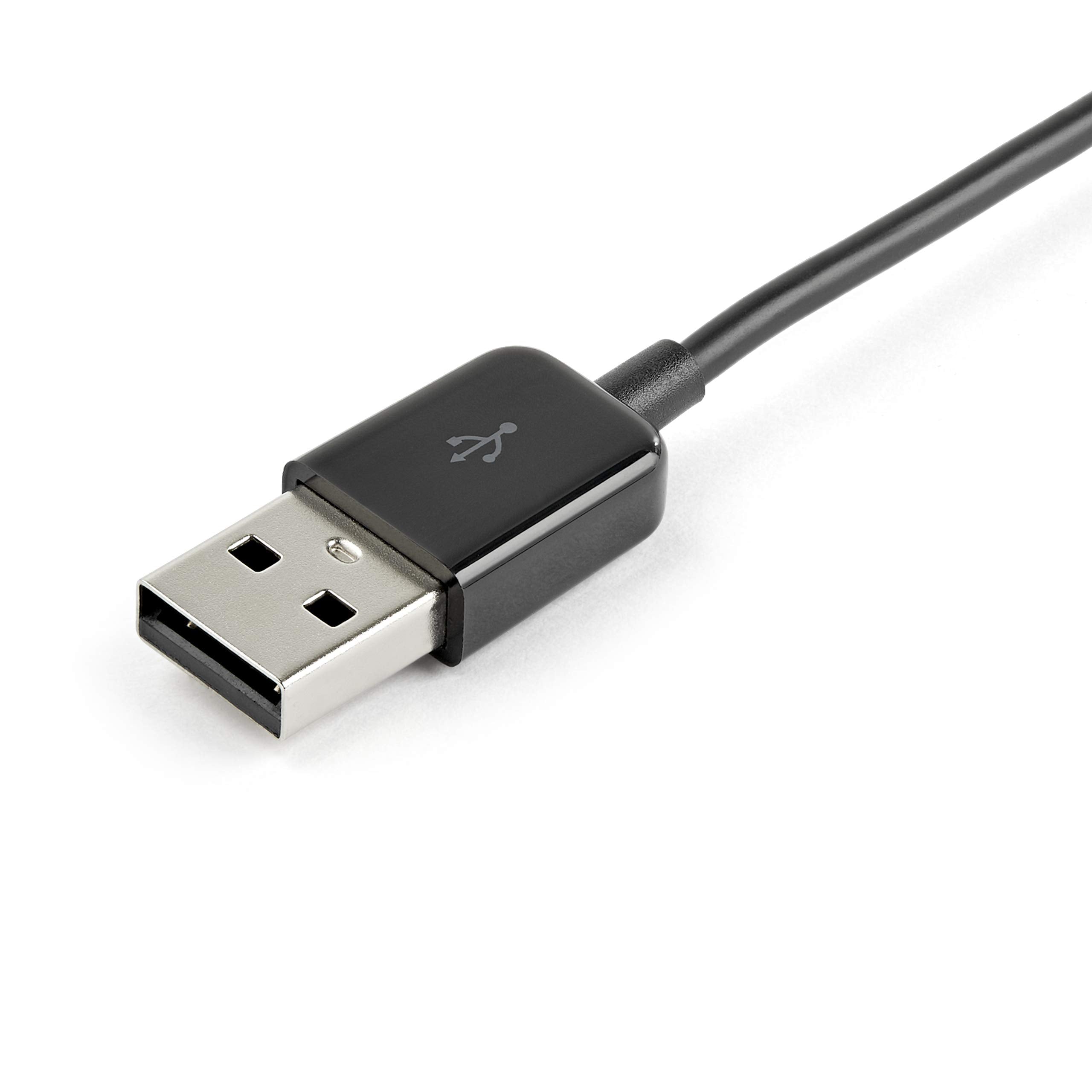 StarTech.com 6ft (2m) HDMI to Mini DisplayPort Cable 4K 30Hz - Active HDMI to mDP Adapter Converter Cable with Audio - USB Powered - Mac & Windows - Male to Male Video Adapter Cable (HD2MDPMM2M)