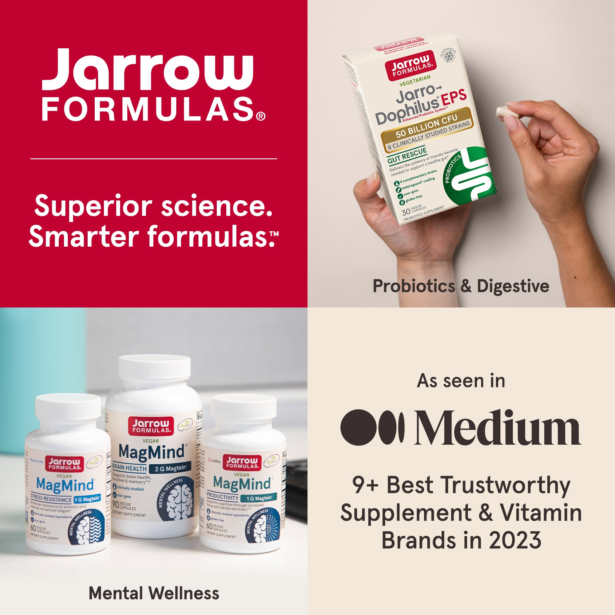 Jarrow Formulas Extra Strength Methyl B-12 1000 mcg & Methyl Folate 400 mcg + P-5-P, Dietary Supplement for Cellular Energy Metabolism and Cardiovascular Support, 100 Chewable Tablets, 100 Day Supply