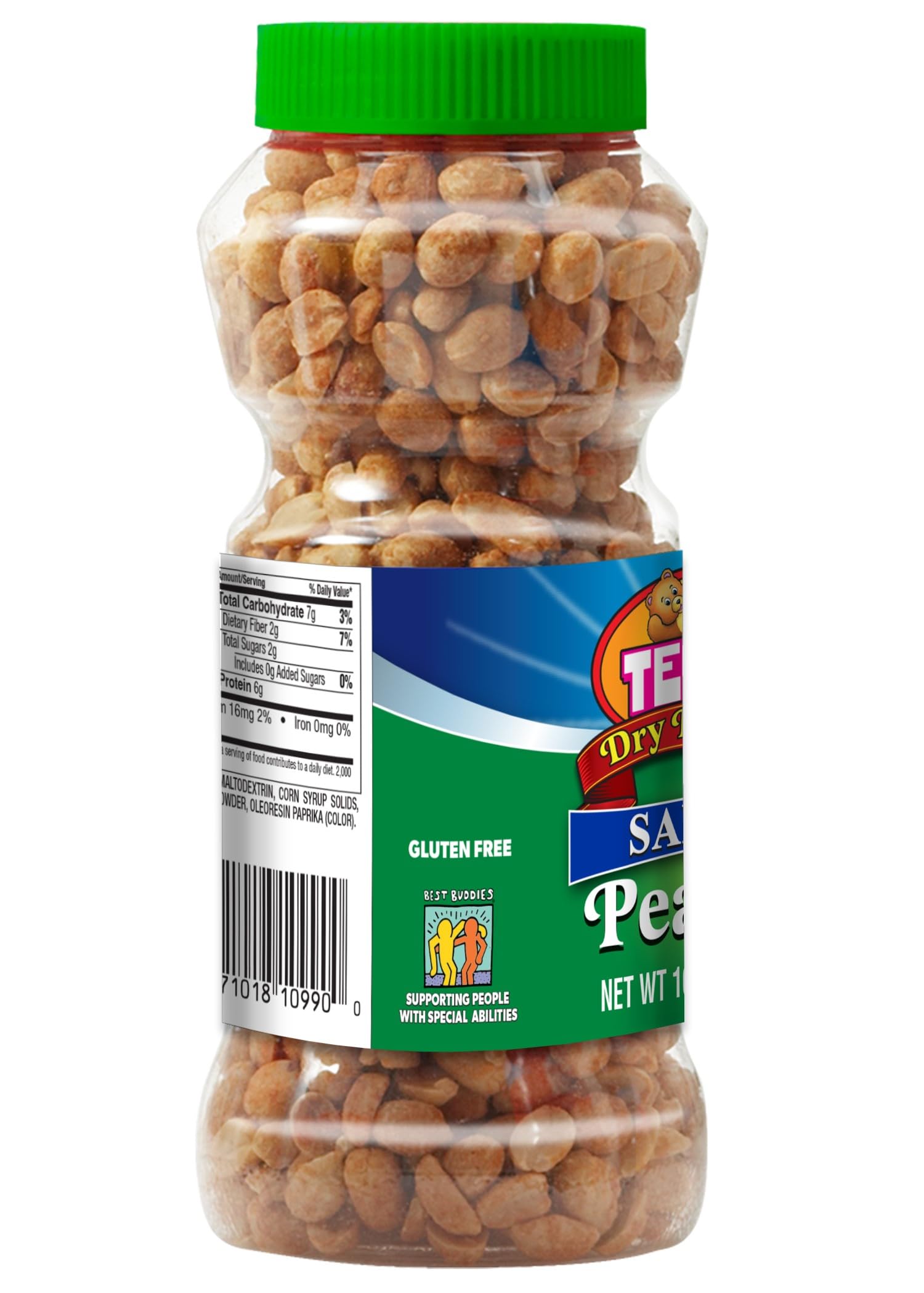 Teddie Premium All Natural Dry Roasted Peanuts (Salted, 16 Ounce (Pack of 1))