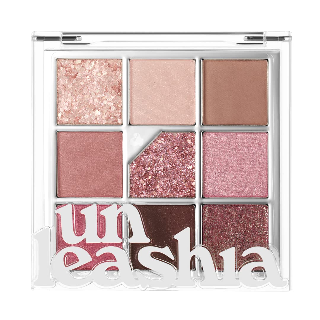 UNLEASHIA Glitterpedia Eye Palette NO.5 All of Dusty Rose