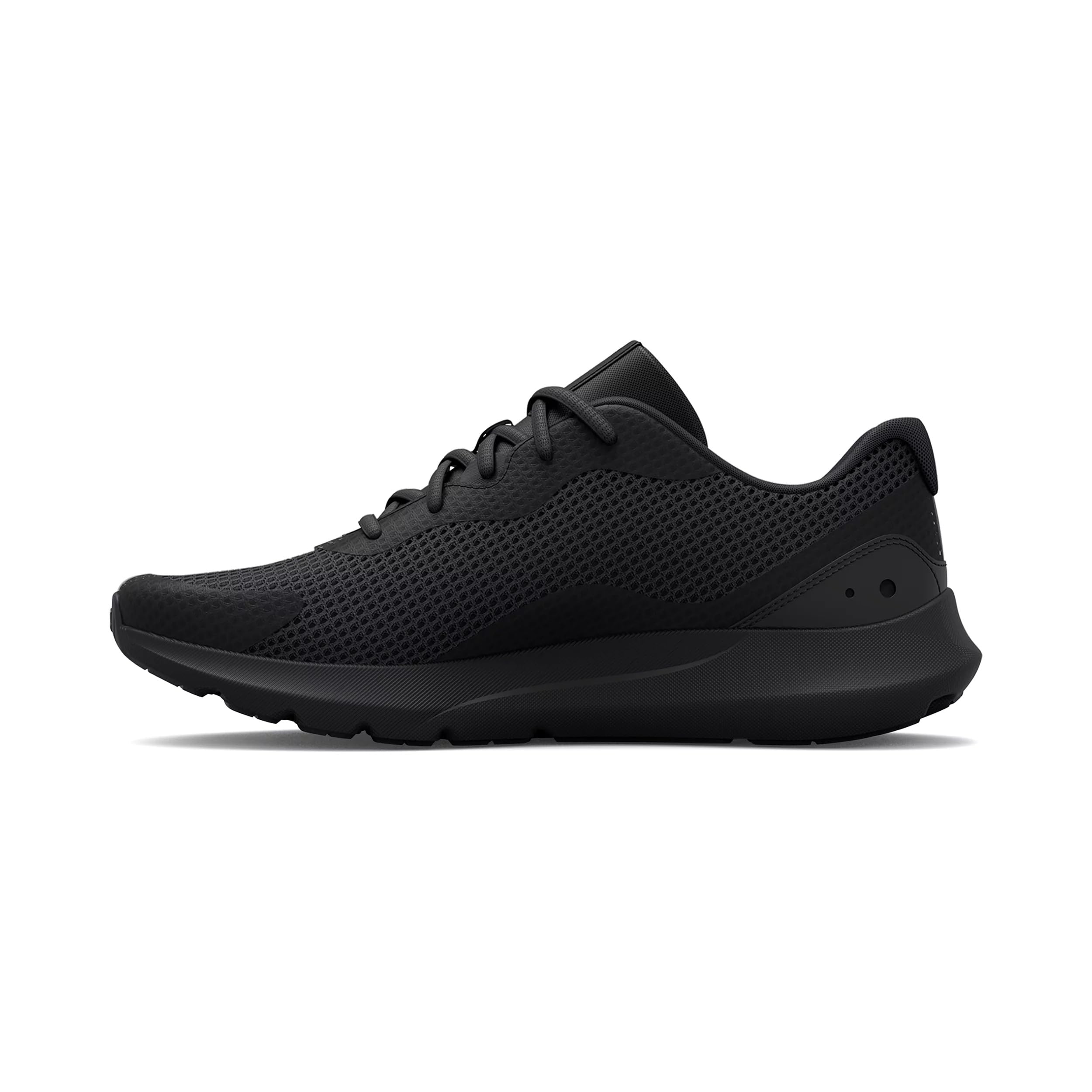 Under Armour Men's Surge 3, Black/Black, 14 Medium US