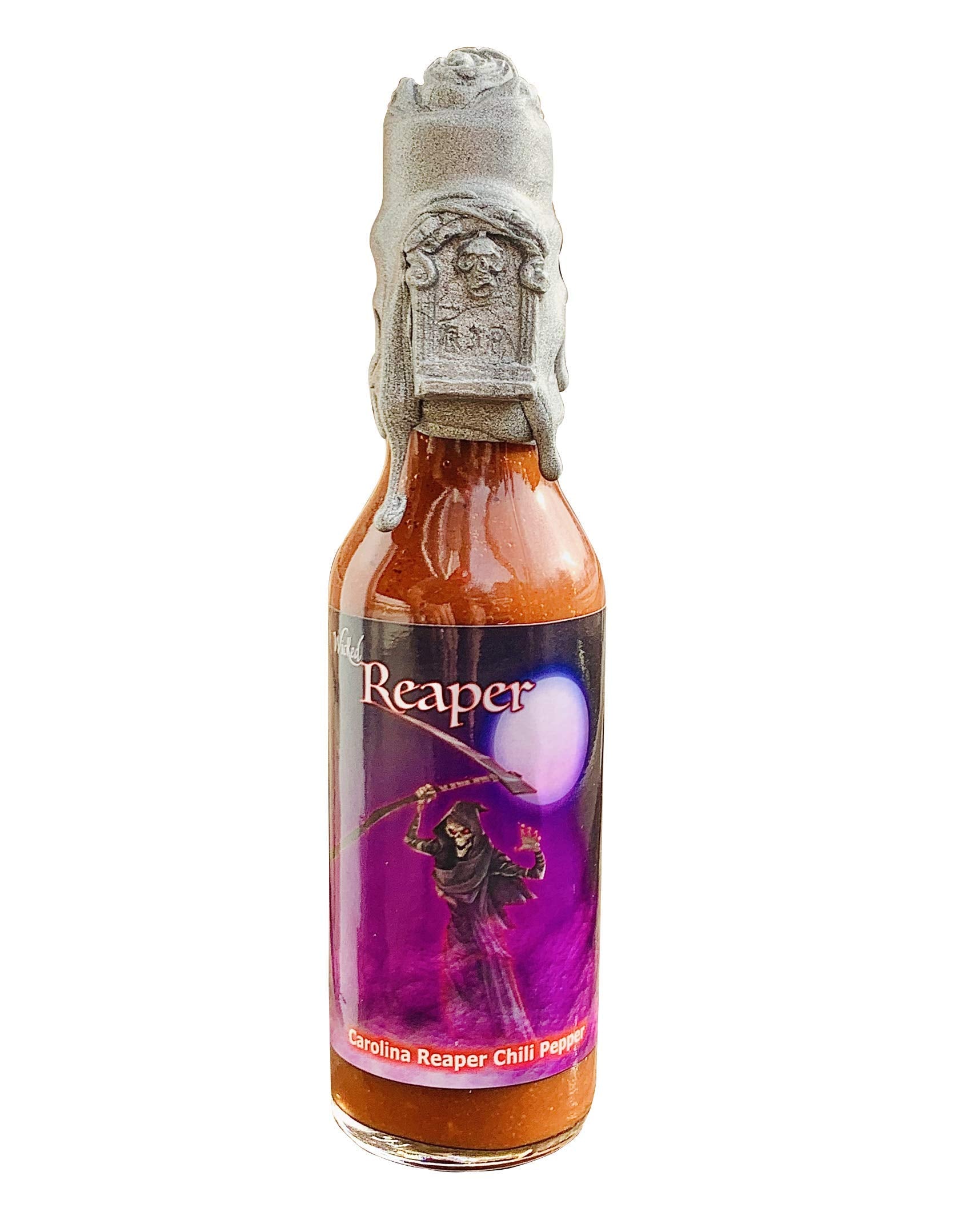 Wicked Reaper Reserve Carolina Reaper Hot Sauce, 5 oz – Silver Edition
