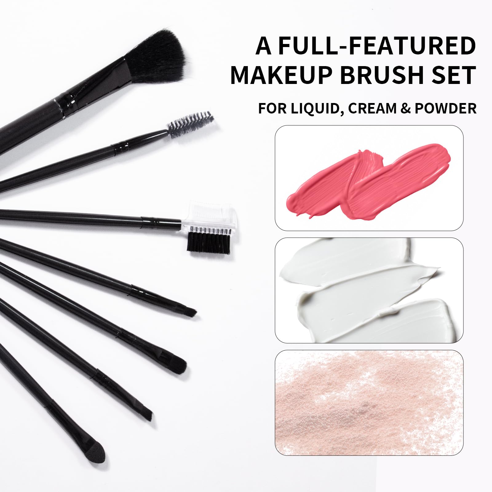 YBUETE Makeup Set Full Kit for Girls Teens Women, Makeup Present Set, Includes Eyeshadow, Foundation, Mascara, Face Blusher, Eyebrow Pencil, Eyeliner, Brushes, Lip Gloss, Sponge, Cosmetic Bag