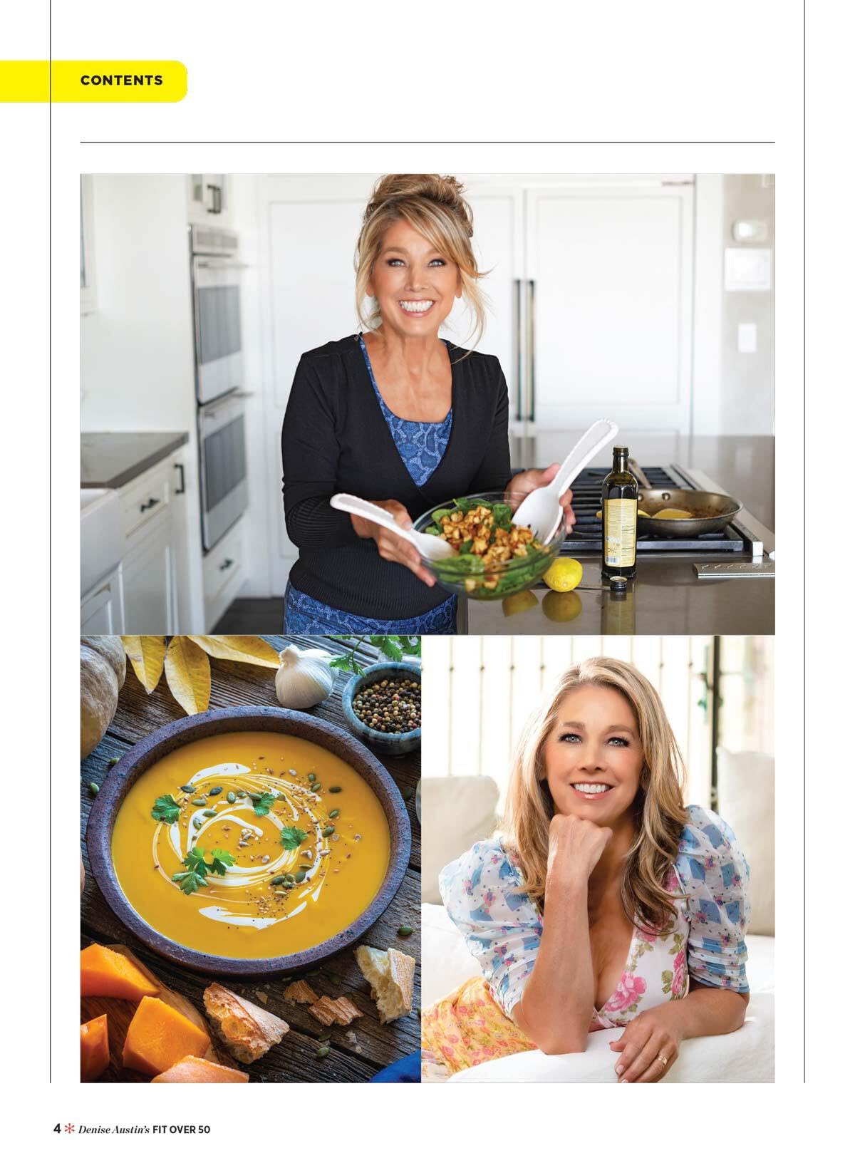 Denise Austin's Fit Over 50 - Fall Reset! 2024: 30 Stability Ball & Resistance Band Workouts, Soothe Menopause Symptoms, Hot Flashes, Brain Fog, Calming Yoga, Comfort Recipes, Dry Skin Fixes & More!