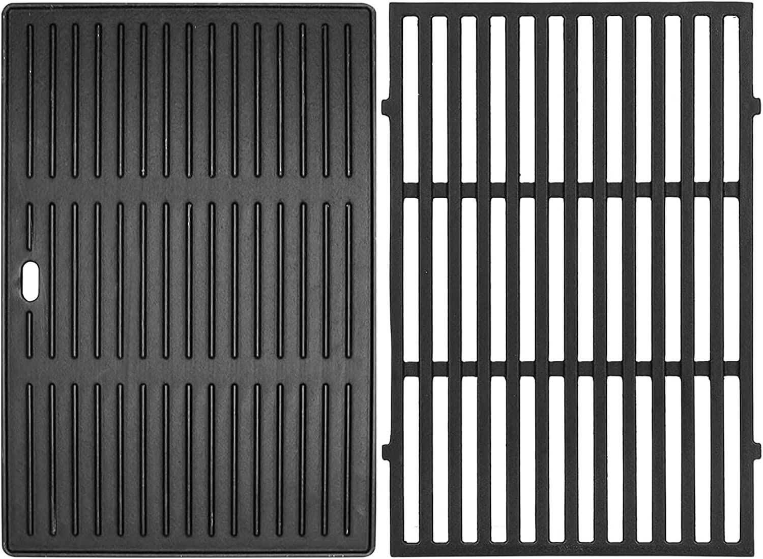 SafBbcue 17.5"Cast Iron Cooking Grates for Spirit & Spirit II 300 Series,Spirit E/S-310/320/330 SP-320,Spirit 700,Genesis Silver/Gold B & C,Genesis 1000-3500 Gas Grills,Part for Weber 7638 7639