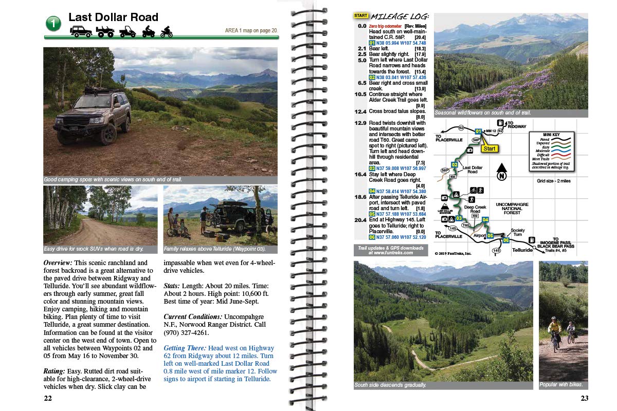 Guide to Colorado Backroads & 4-Wheel-Drive Trails (FunTreks Guidebooks)