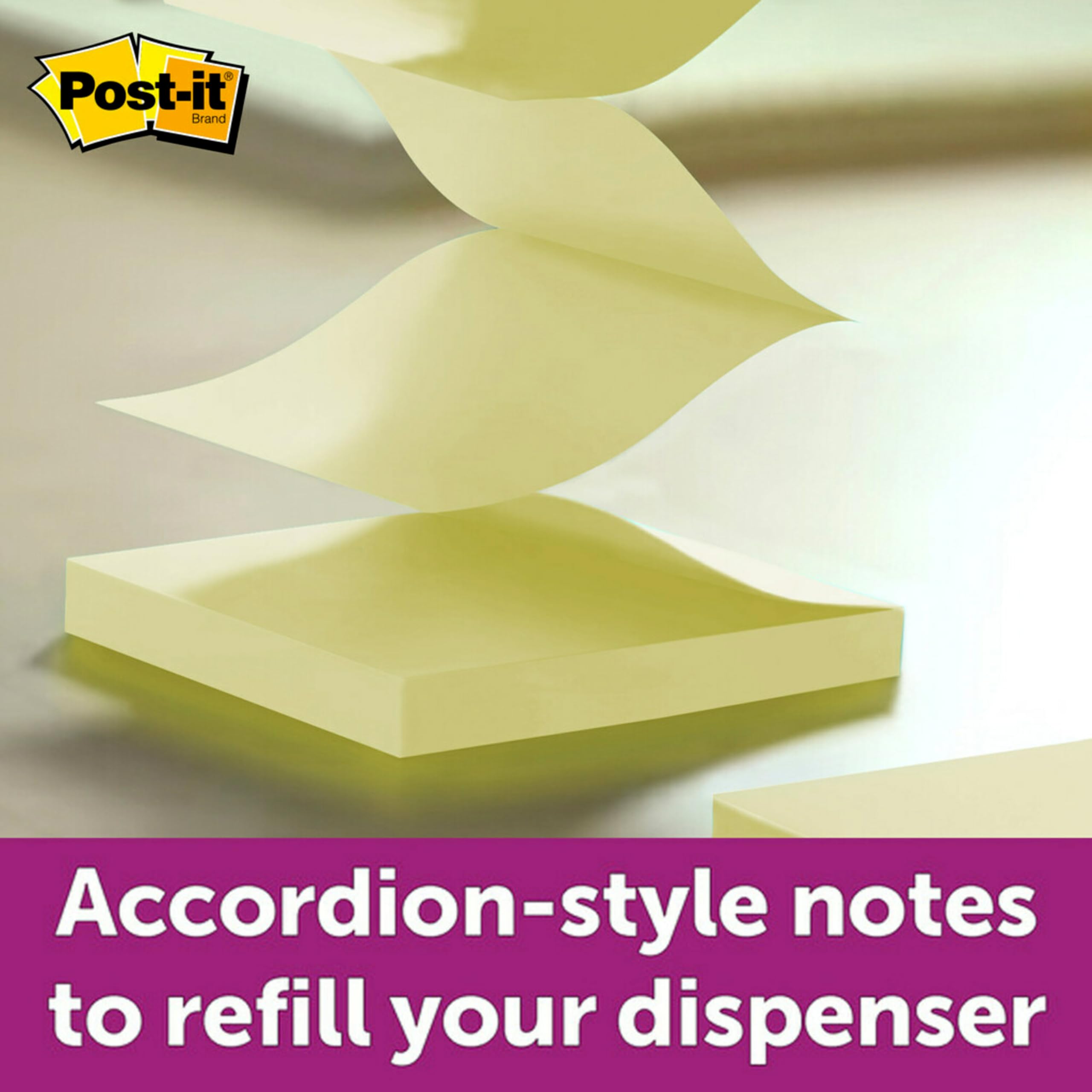 Post-it Pop-up Note and Flag Dispenser, Designer Series for 3x3 in Pop-up Style Notes and Flags (DS100)
