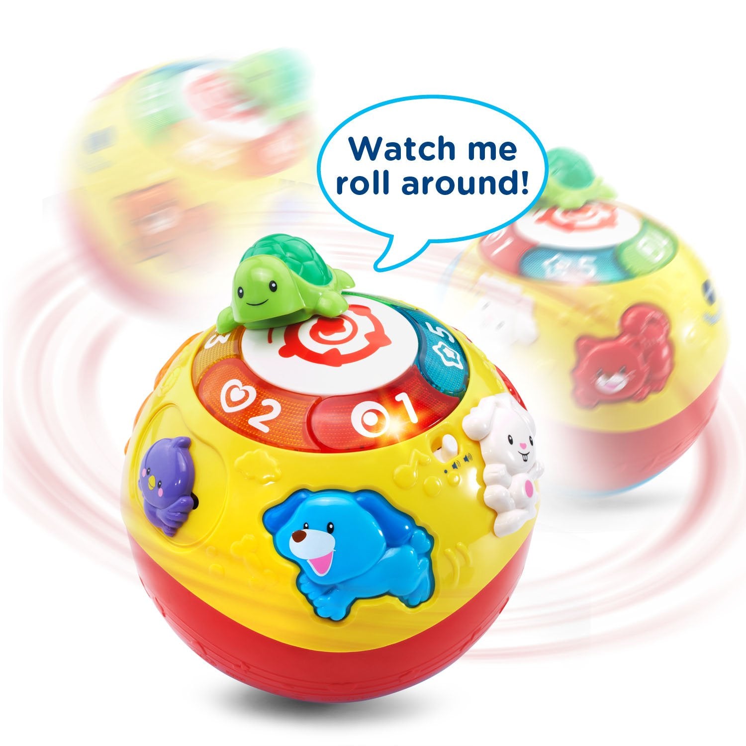 VTech Wiggle and Crawl Ball, Multicolor