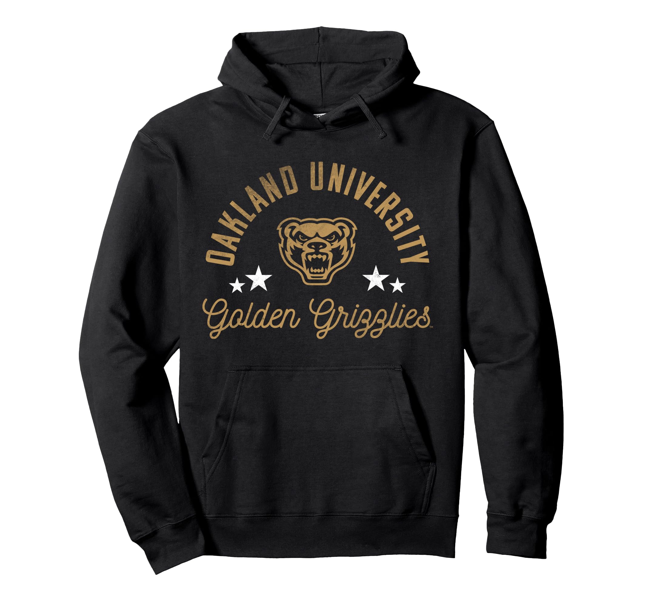 Oakland University Golden Grizzlies Logo Pullover Hoodie