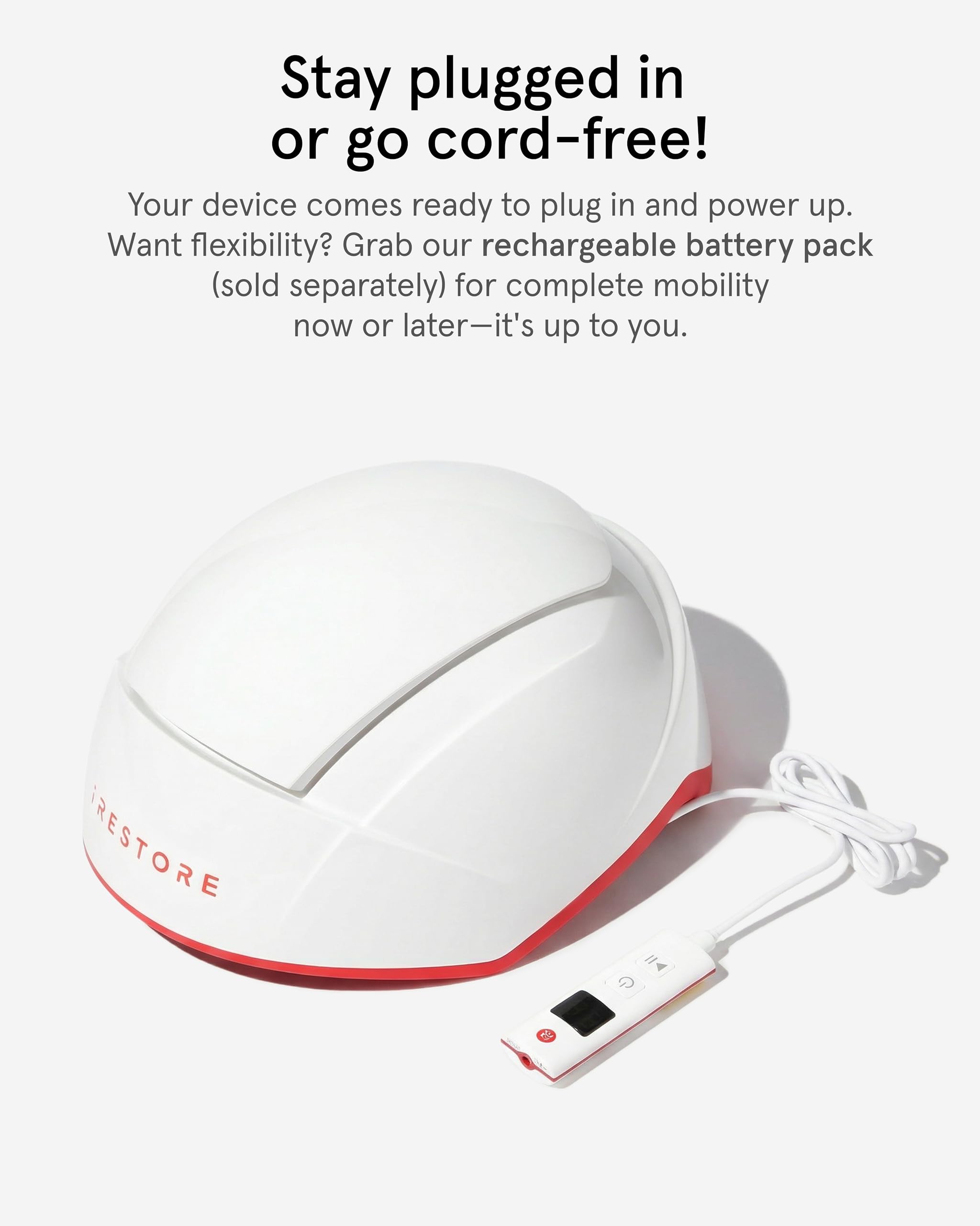 iRestore Professional Laser Red Light Therapy for Hair Growth System - FDA Cleared Hair Loss, Hair Thinning & Alopecia Treatment for Men & Women - 282 Lasers & LEDs