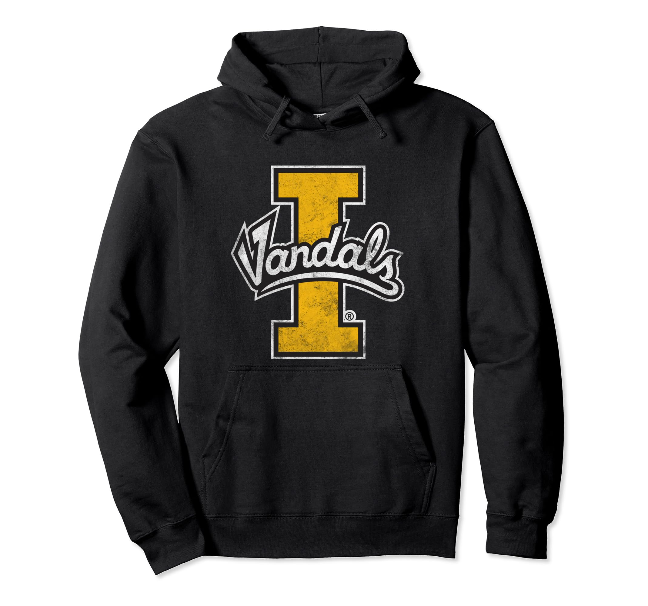 University of Idaho Vandals Distressed Primary Logo Pullover Hoodie