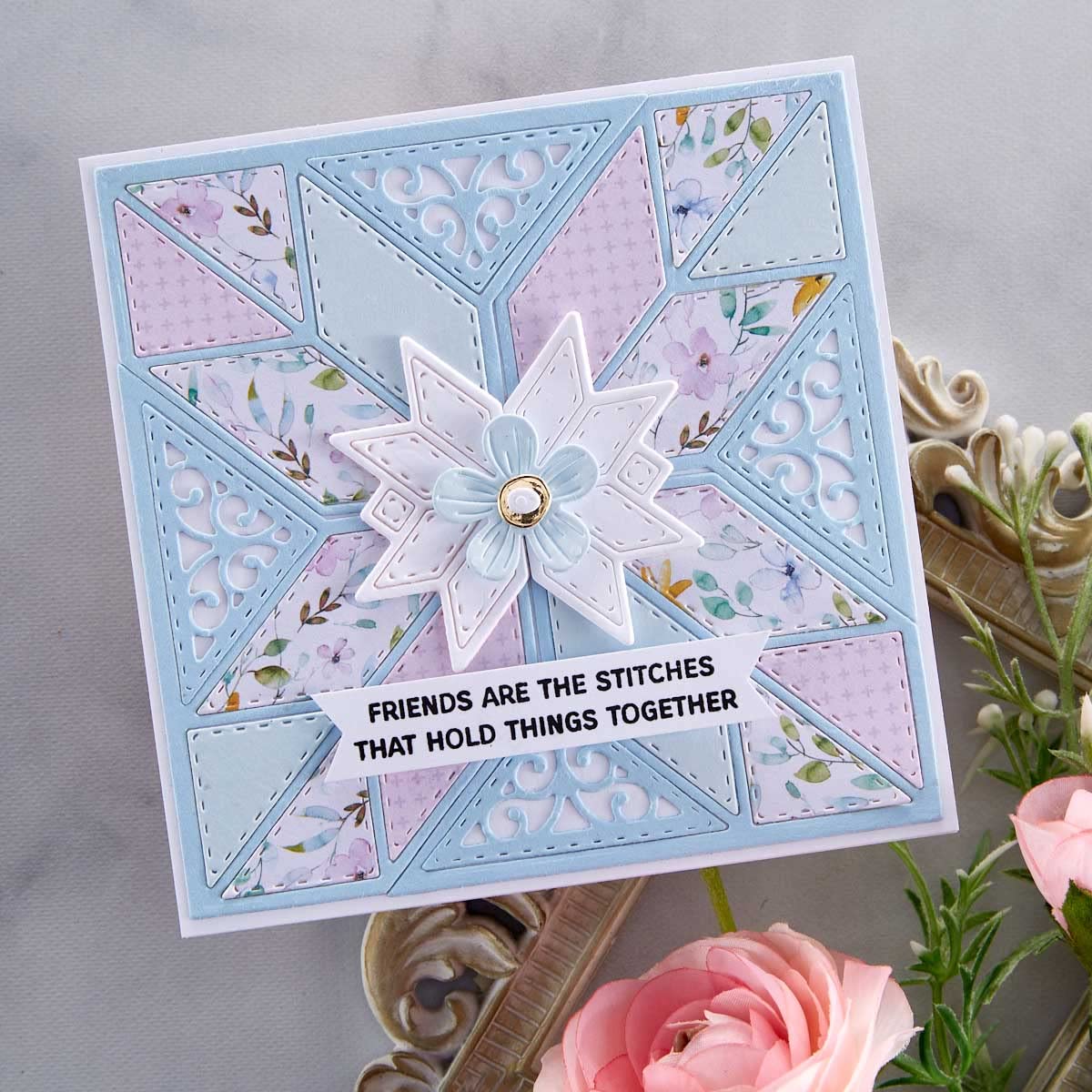SPELLBINDERS PAPERCRAFTS, INC Spellbinders Etched Dies by Becca Feeken-Filigree Eight Point Star, ONE