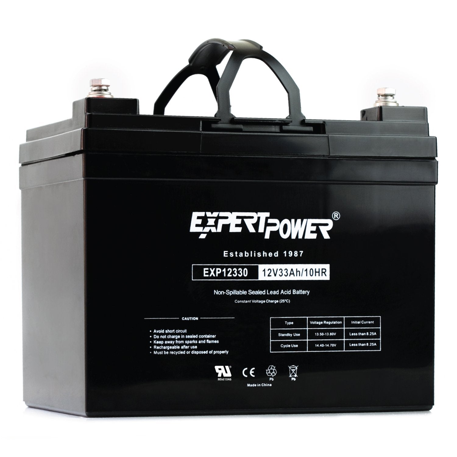 ExpertPower 12v 33ah Rechargeable Deep Cycle Battery [EXP1233 ]