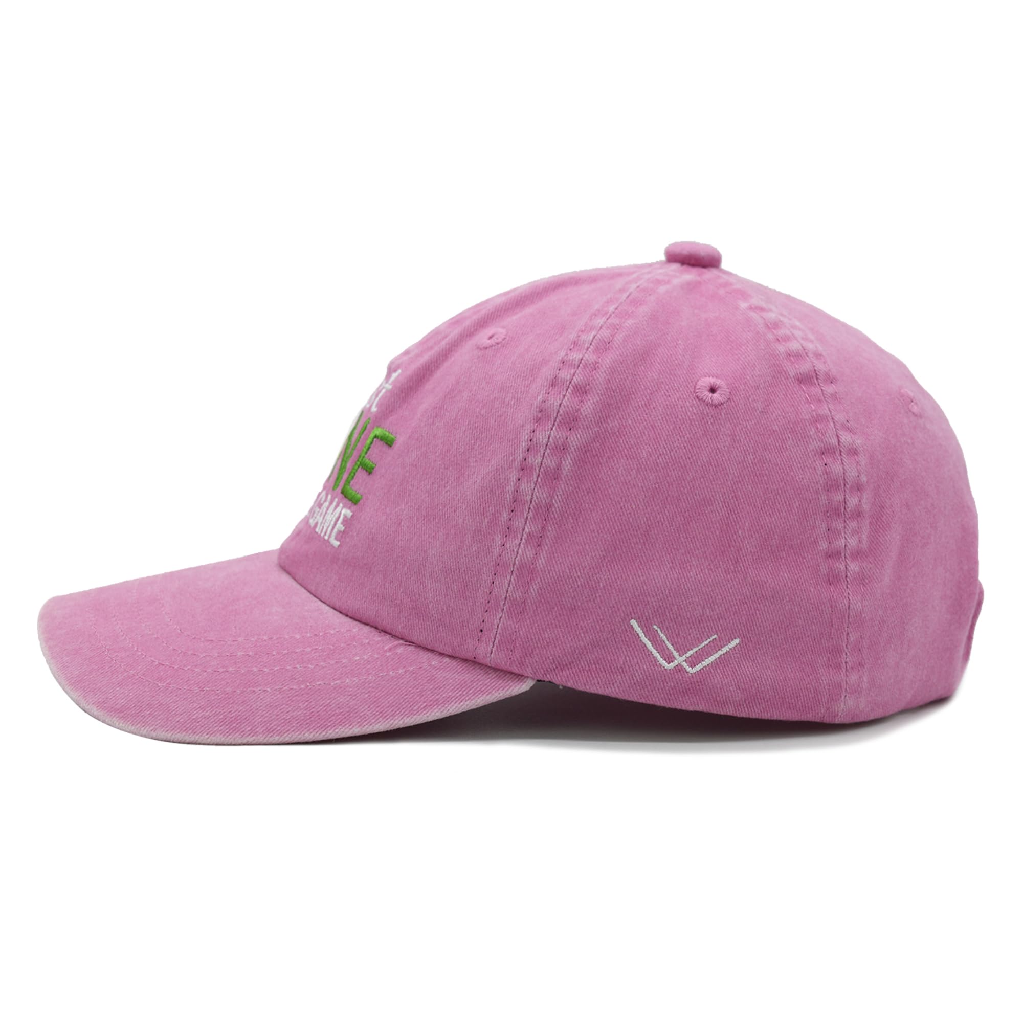 Waldeal Pickleball Hat, Funny Pickleball Gifts, Adjustable Embroidered Pickle Ball Baseball Cap for Men Women Pink