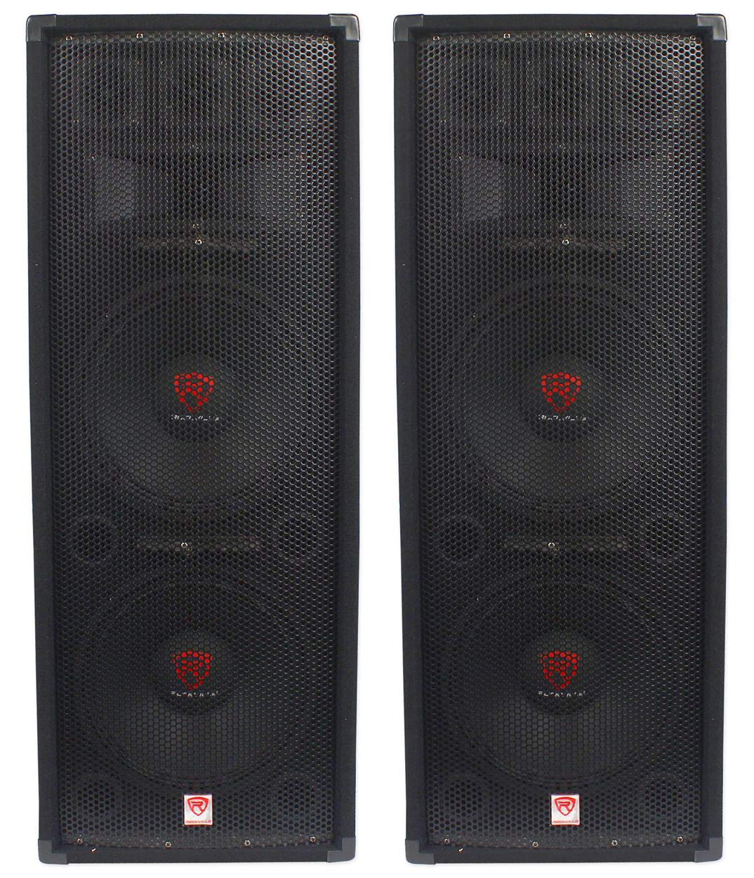 Rockville (2) RSG12.28 Dual 12 2000 Watt 8-Ohm Passive Pro Audio PA Speakers