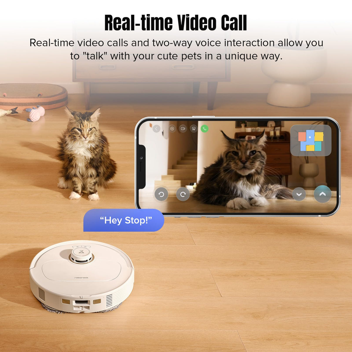 roborock Qrevo MaxV Robot Vacuum and Mop, FlexiArm Design, Hot Water Re-Wash & Re-Mop, Auto-Drying, Self-Emptying, 7000Pa Suction, Built-in Voice Assistant, Auto Mop Lifting, Smart Obstacle Avoidance