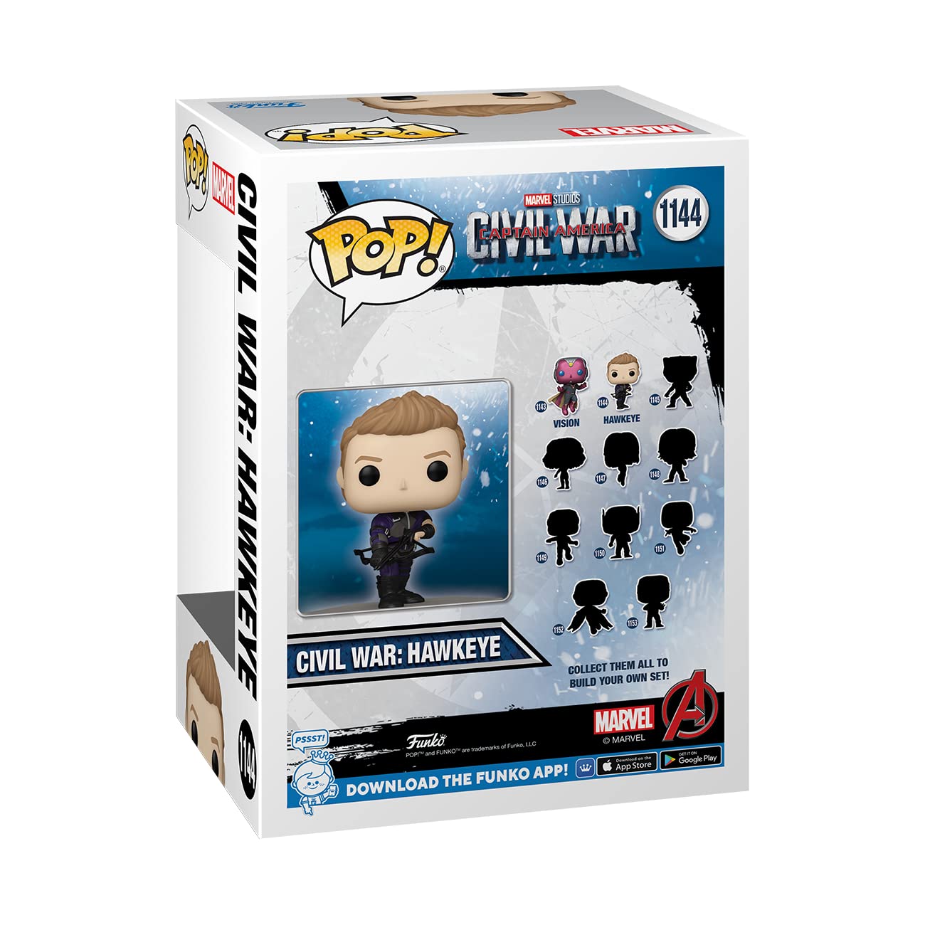 Funko Pop Marvel: Captain America: Civil War Build A Scene - Hawkeye Figure 2 of 12 - Amazon Exclusive - Collectable Vinyl Figure - Gift Idea - Official Merchandise - Toys for Kids & Adults