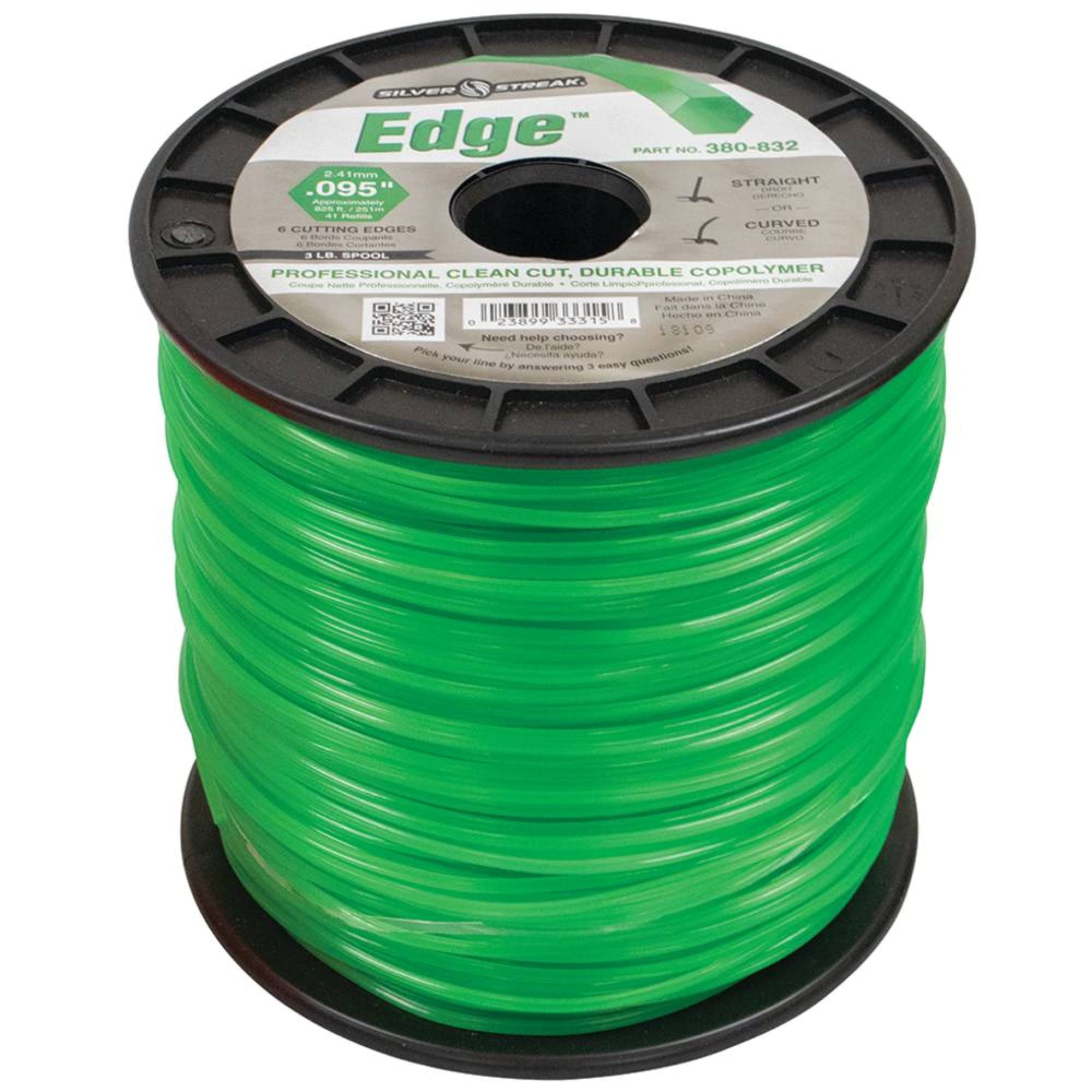 Stens 380-832 Silver Streak Trimmer Line 825-Foot by .095-Inch