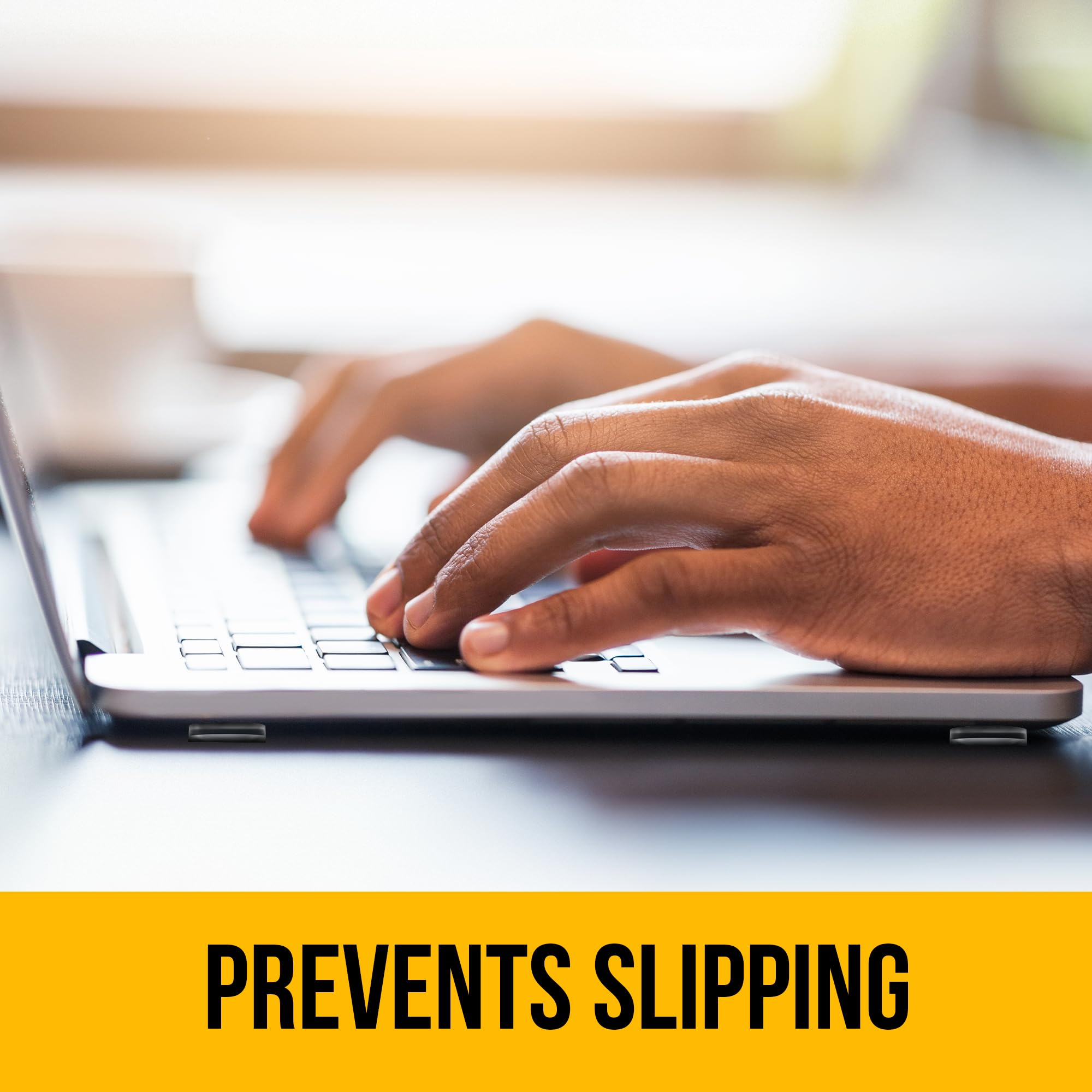 128 Clear Silicone Bumper Pads – Self-Adhesive Sound Dampening Stops with Flat Dome Shape Design for Cabinet Doors, Drawers, Cupboards, Glass Surfaces, Picture Frames – Vellax