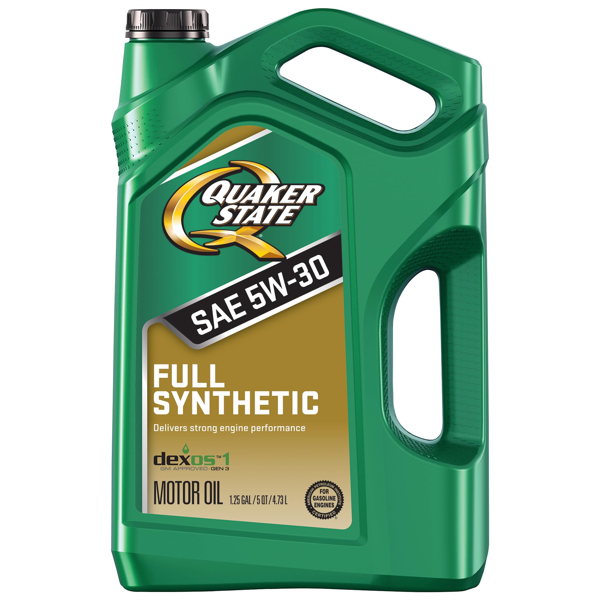 Quaker State Full Synthetic 5W-30 Motor Oil (5-Quart, Single Pack)