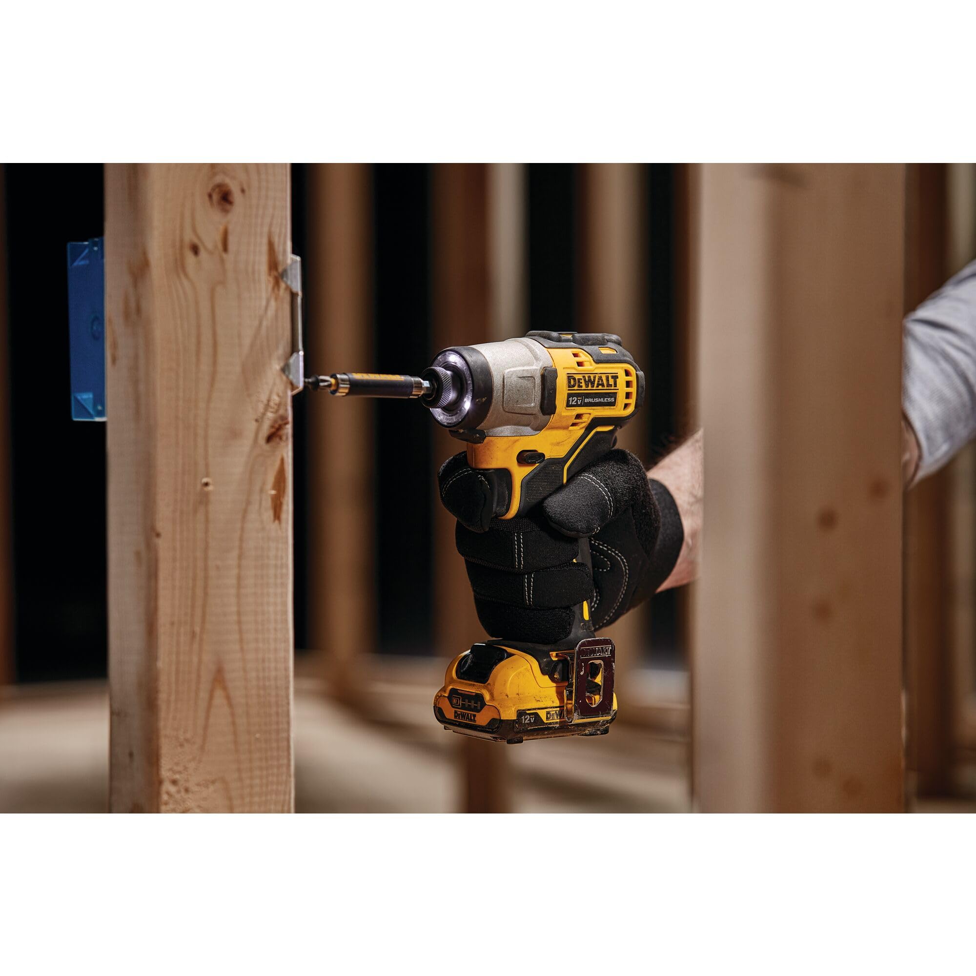 DEWALT XTREME 12V MAX* Impact Driver Kit, 1/4-Inch (DCF801F2)