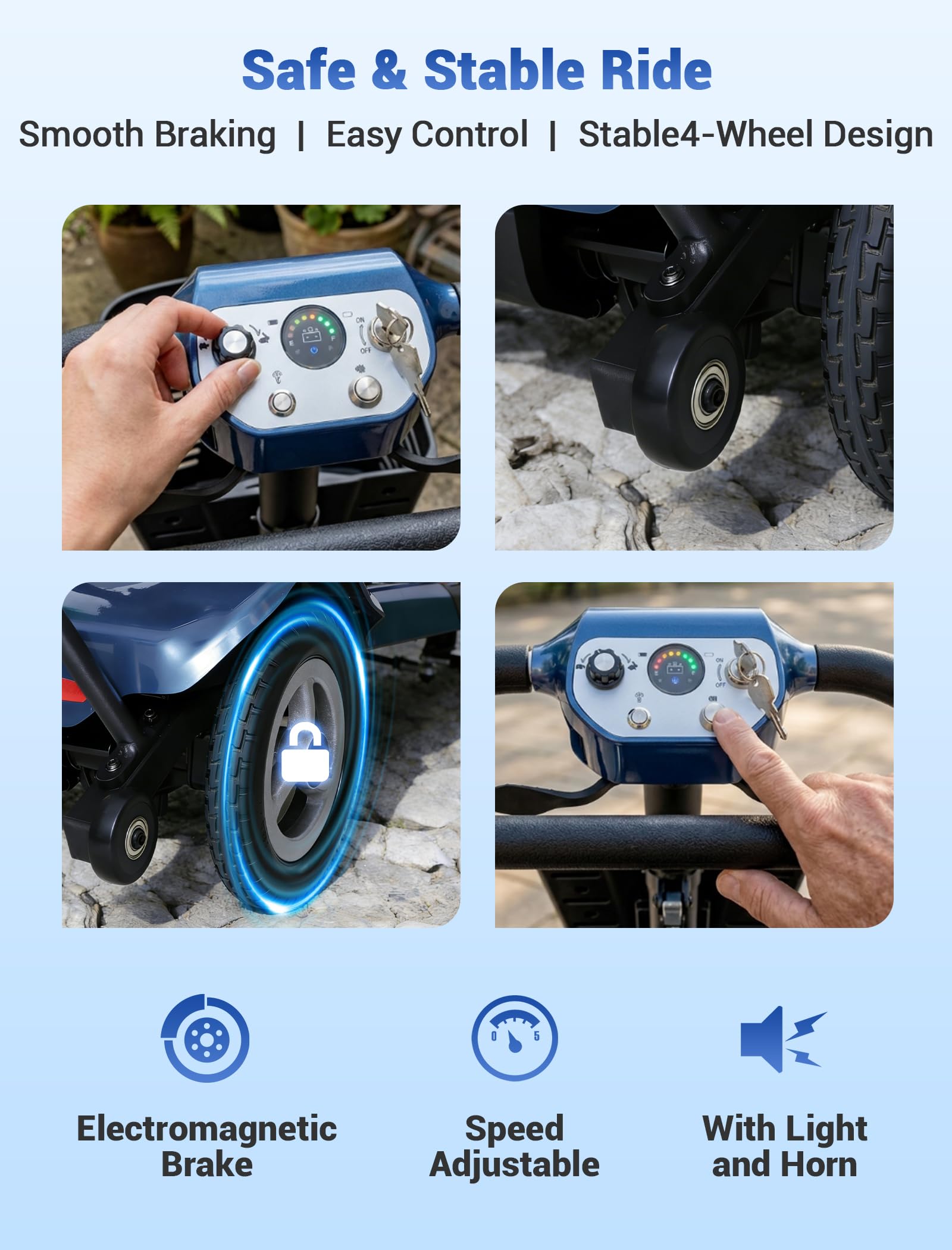 [2026 Upgrade] Aotedor Ultra Lightweight Mobility Scooters for Adults, 36Lbs Foldable Motorized Scooter for Seniors with 2 Lithium Batteries All Terrain Electric Power Scooter Airline Approved