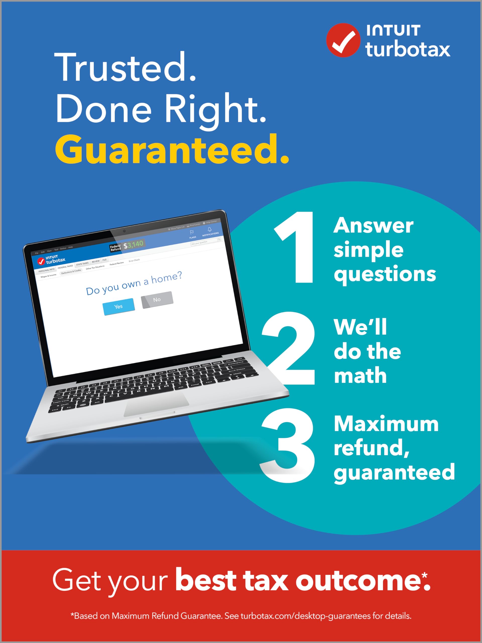 [Old Version] TurboTax Deluxe 2023, Federal Tax Return [PC/Mac Download]