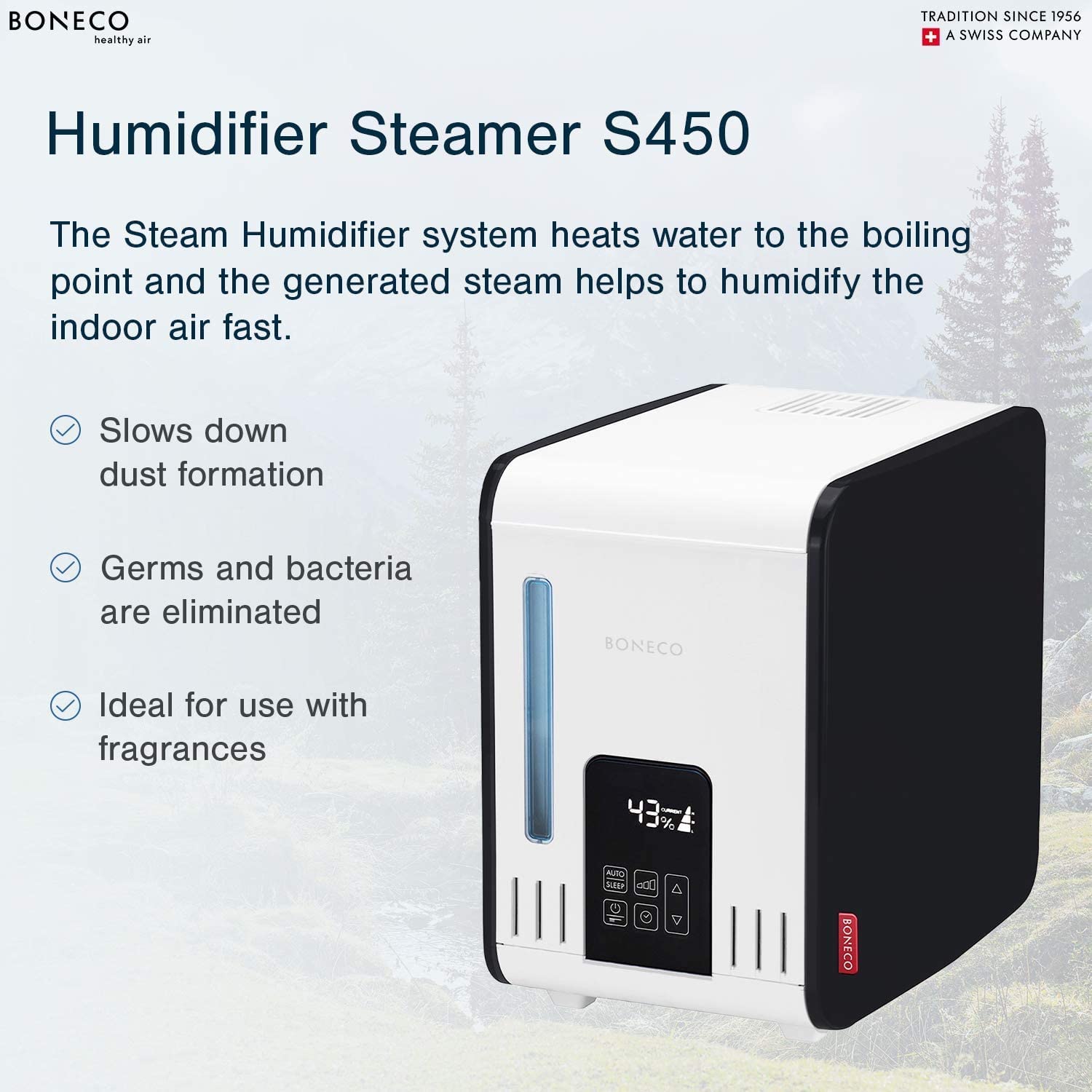 BONECO Humidifier Steamer S450