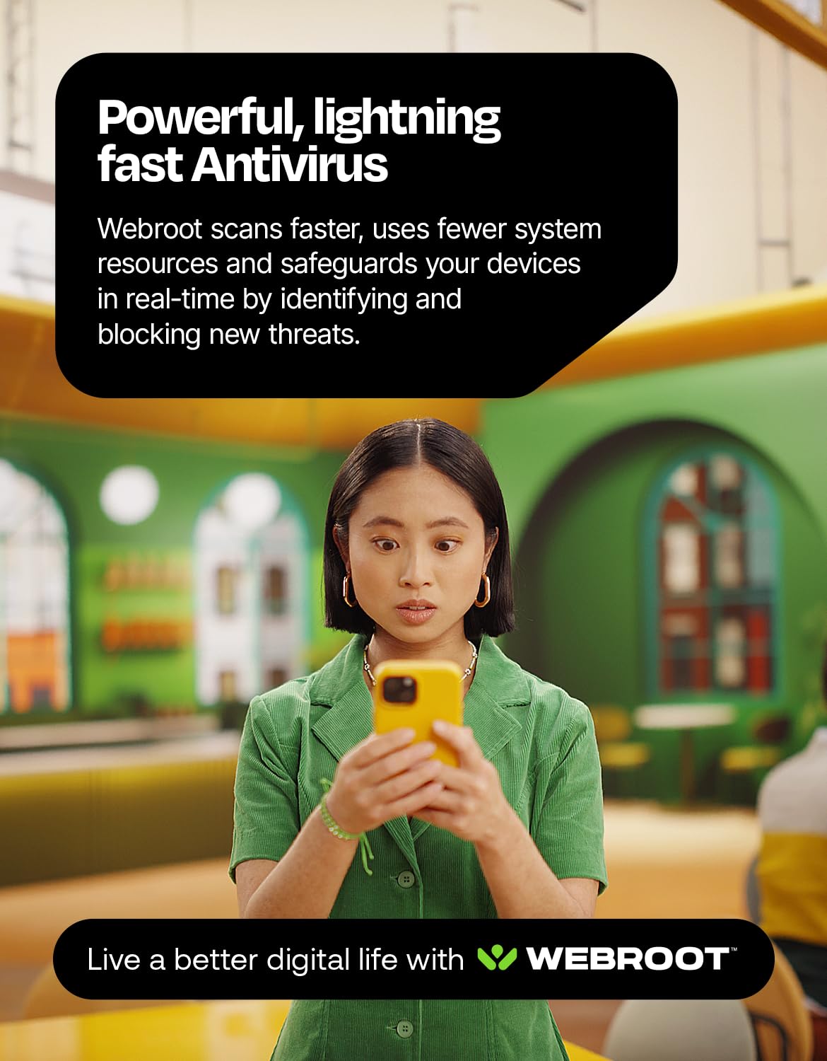 Webroot Internet Security Complete | Antivirus Software 2025 | 5 Device | 1 Year Download for PC/Mac/Chromebook/Android/IOS + Password Manager, Performance Optimizer and Cloud Backup