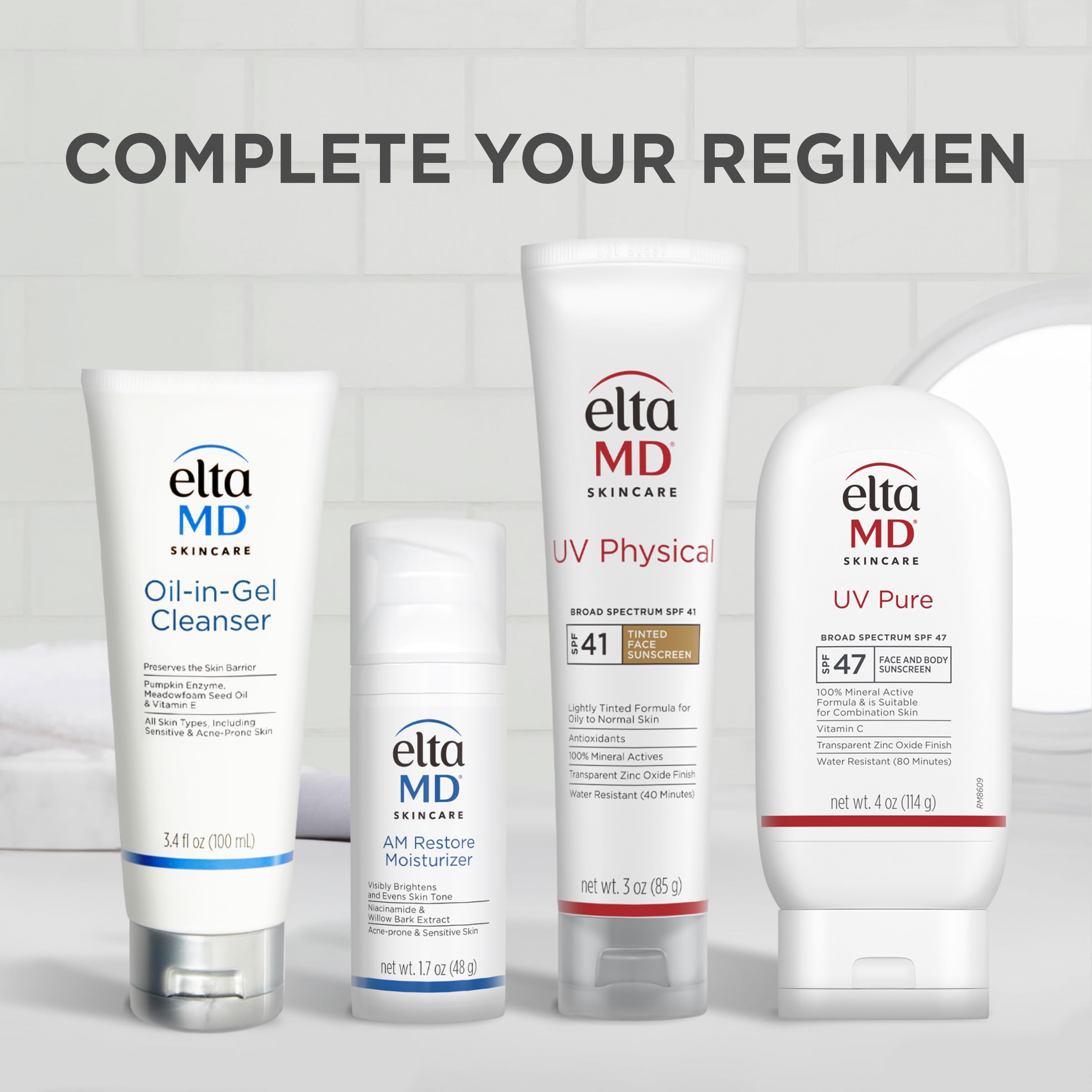 EltaMD UV Pure Face and Body Sunscreen, SPF 47 Mineral Sunscreen for Kids and Adults, Water Resistant Up to 80 Minutes, 4.0 oz Sun Screen Tube