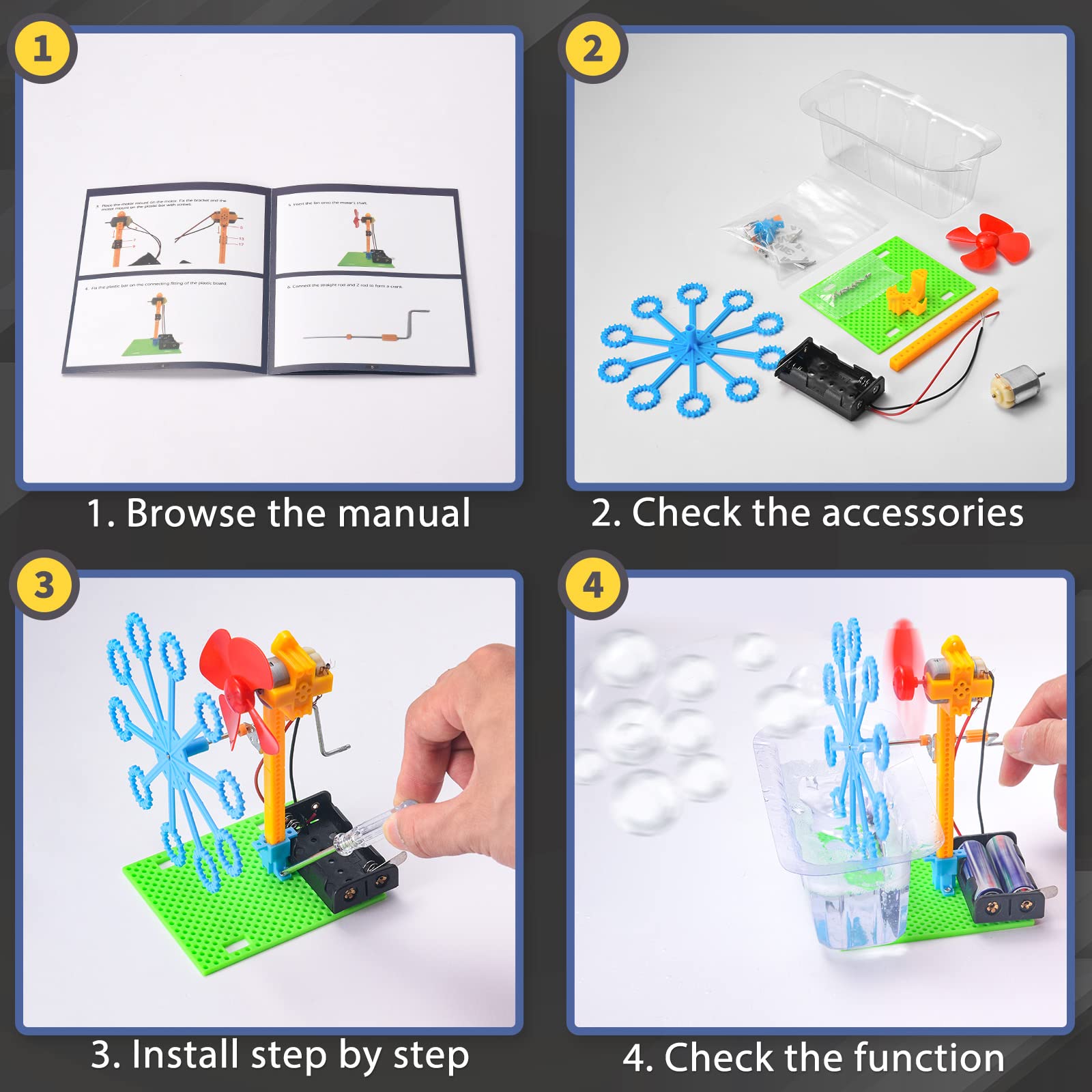 STEM Robotics Science Kits for Kids Age 8-12 Robot Building Kit 5-7, STEM Toys for Boys 8-10 Science Experiments 6-8 Girls Engineering Projects STEAM Activities Gifts 6 7 8 Year Old Boy Crafts