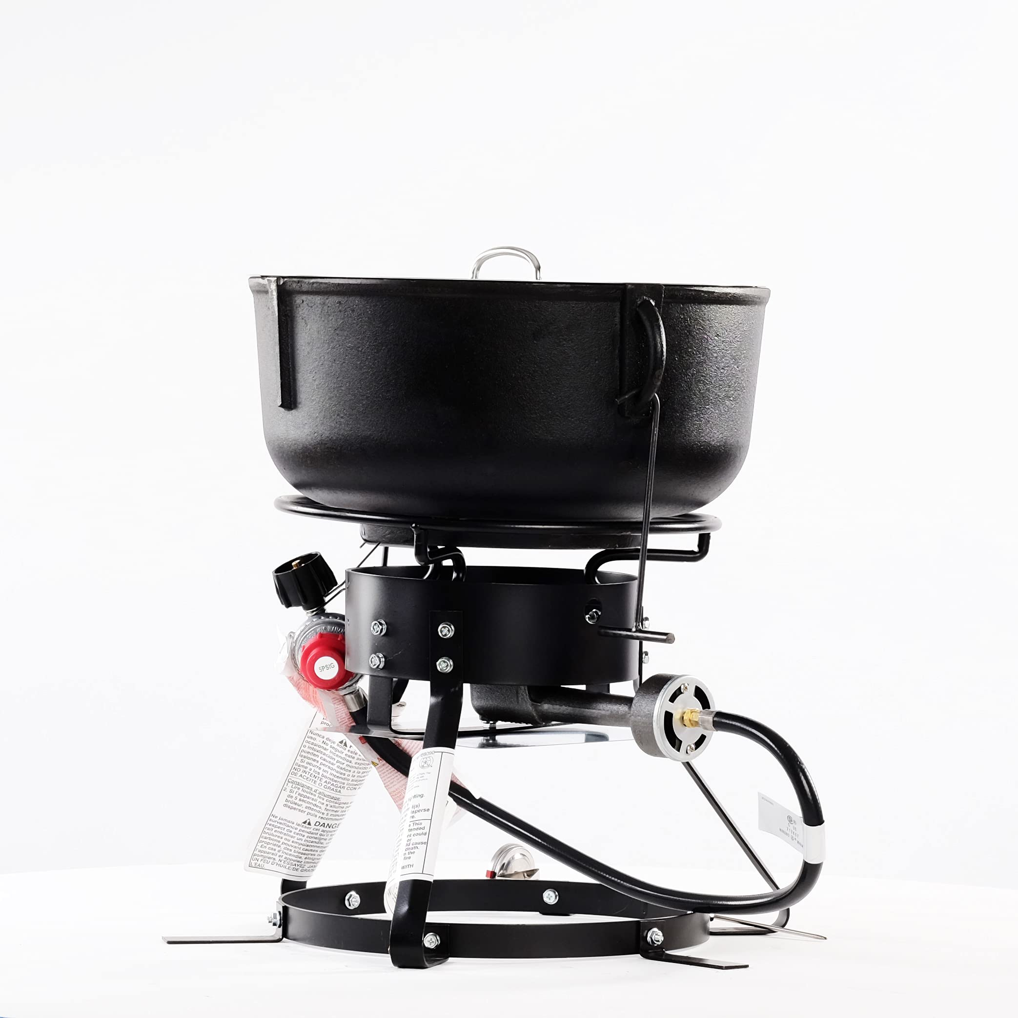 King Kooker Model # 1204 Jambalaya Cooker and 4 Gallon Cast Iron Pot