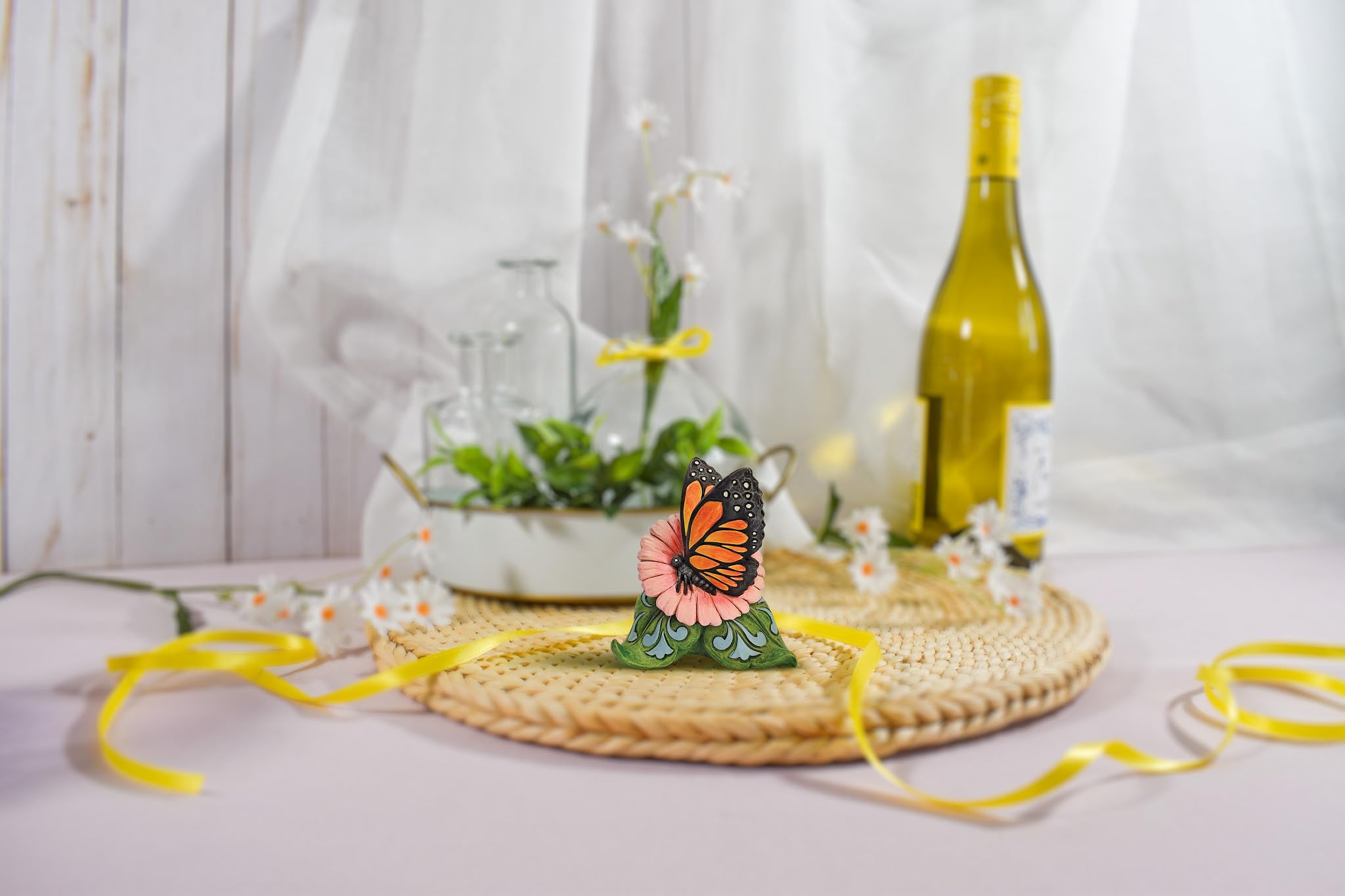 Enesco Jim Shore Heartwood Creek Four Seasons Mini Monarch Butterfly Figurine 4 Inch