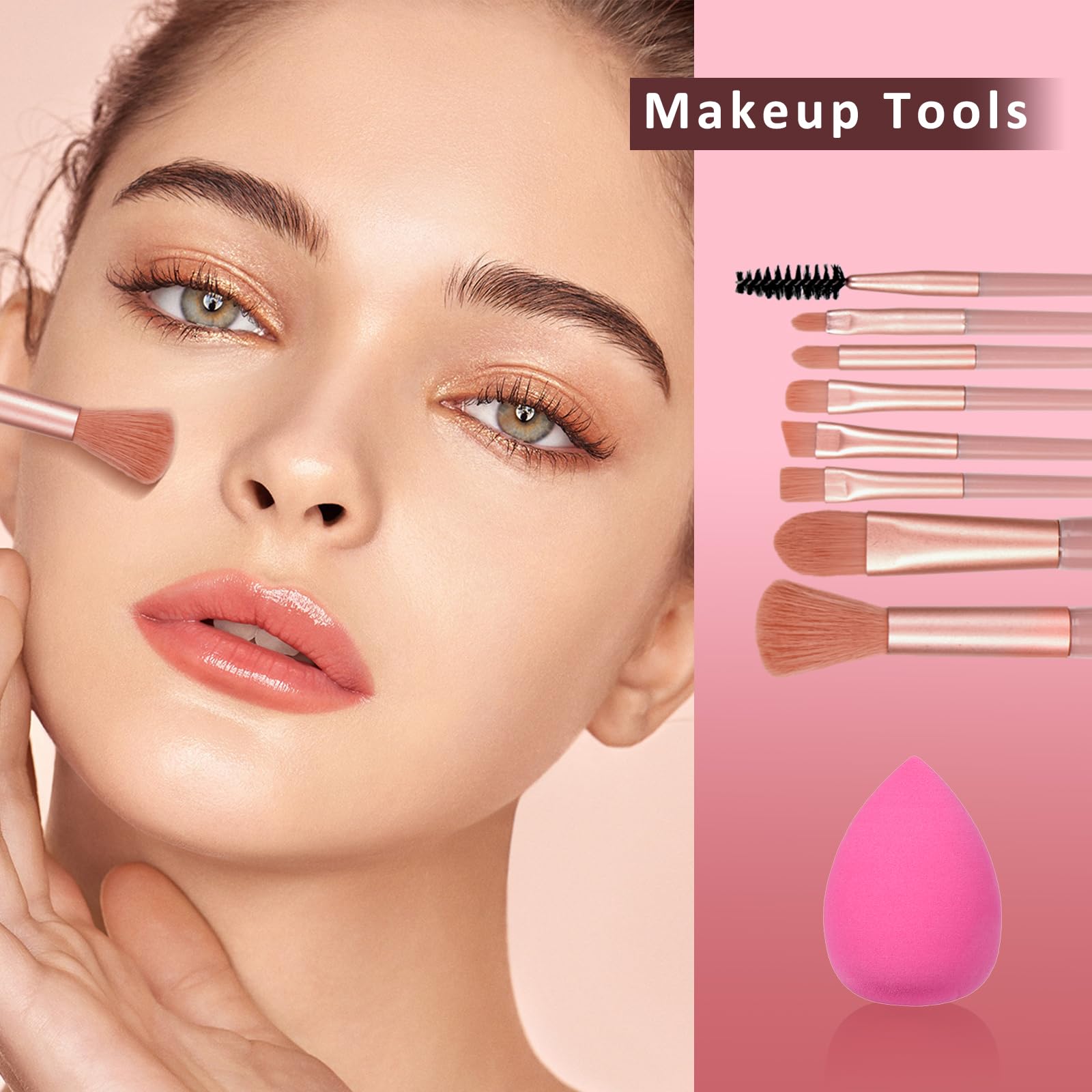 Makeup Set Makeup Kit for Women Full Kit Makeup Sets for Teens Teenagers Eyeshadow Palette Lip Gloss Foundation Mascara Eyeliner Contour Stick Makeup Kits