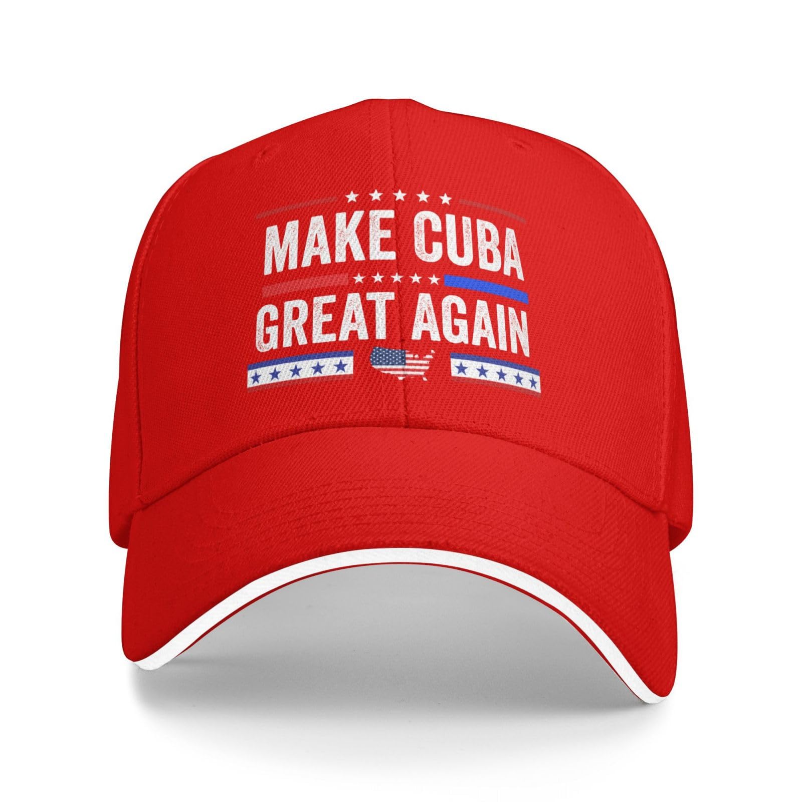 Antaa Make Cuba Great Again hat Cuban Flag Baseball Cap Red