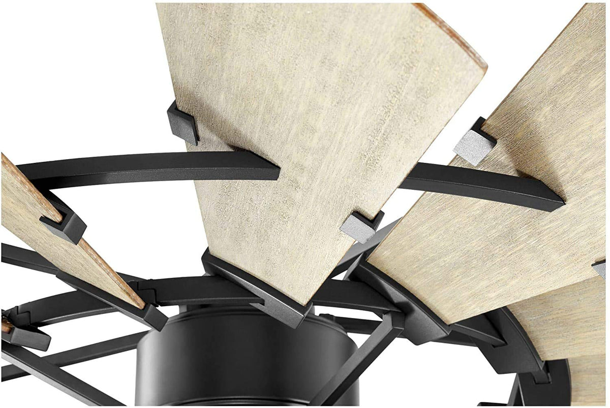 Quorum International Windmill 60" Ceiling Fan - Noir - 96015-69, Black