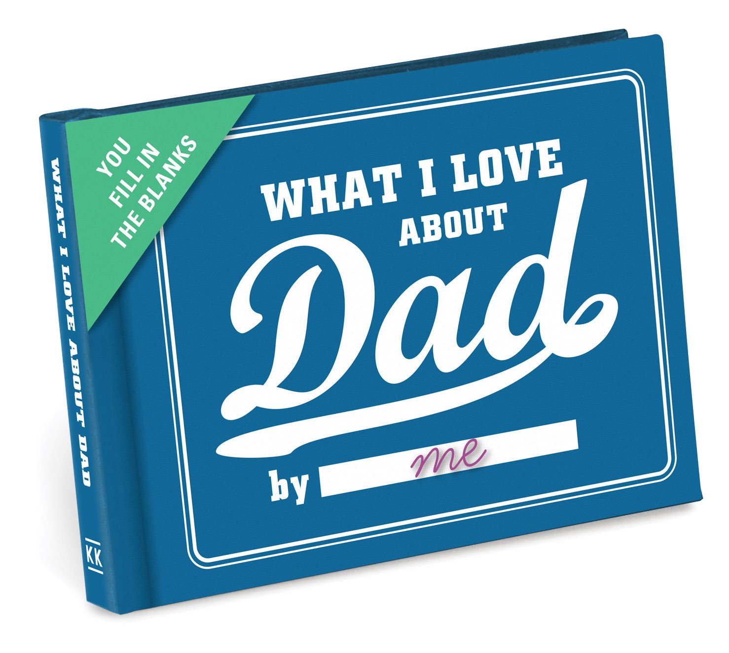 Knock Knock What I Love About Dad Fill In The Love Book Fill-In-The-Blank Journal, 4.5 x 3.25-inches