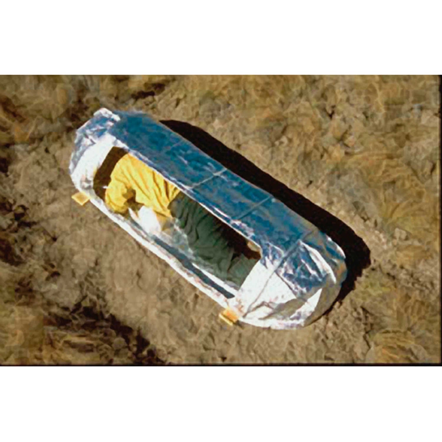 New Generation Forest Fire Protection Shelters | Protects from Flame & Heat | Quick, Easy Deploy | Traps Breathable Air | Includes Carrying Case | Folded 8.5 x 5.5 x 4 | Open 86 x 15.5 x 31