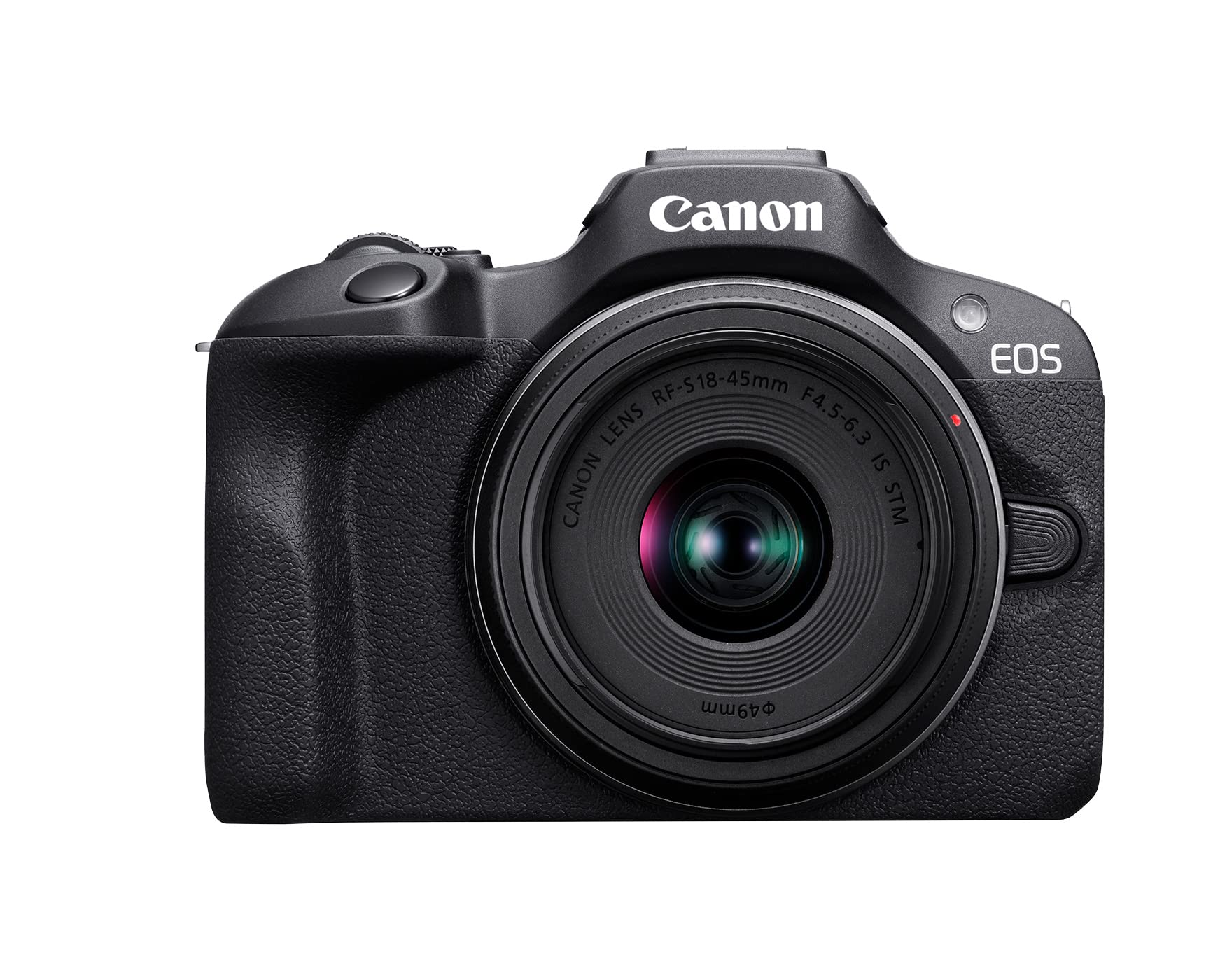 Canon EOS R100 Mirrorless Camera RF-S18-45mm F4.5-6.3 is STM Lens Kit, 24.1 Megapixel CMOS (APS-C) Sensor, 4K Video, RF Mount, Black