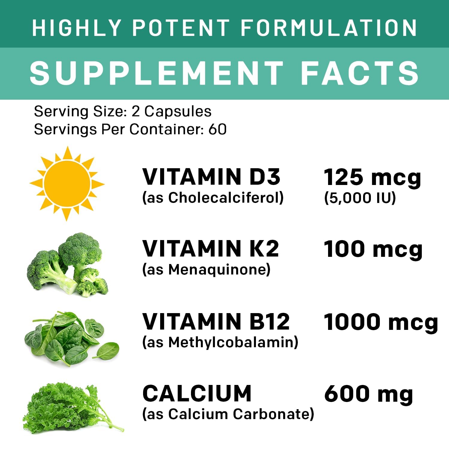 PrimeMD 4-in-1 Calcium Supplements for Women & Men or Heart, Bone & Body Defenses (120 ct) & 28-in-1 Quercetin with Bromelain Supplement - Quercetin 500mg Capsules for Immune Defense Support (120 ct)