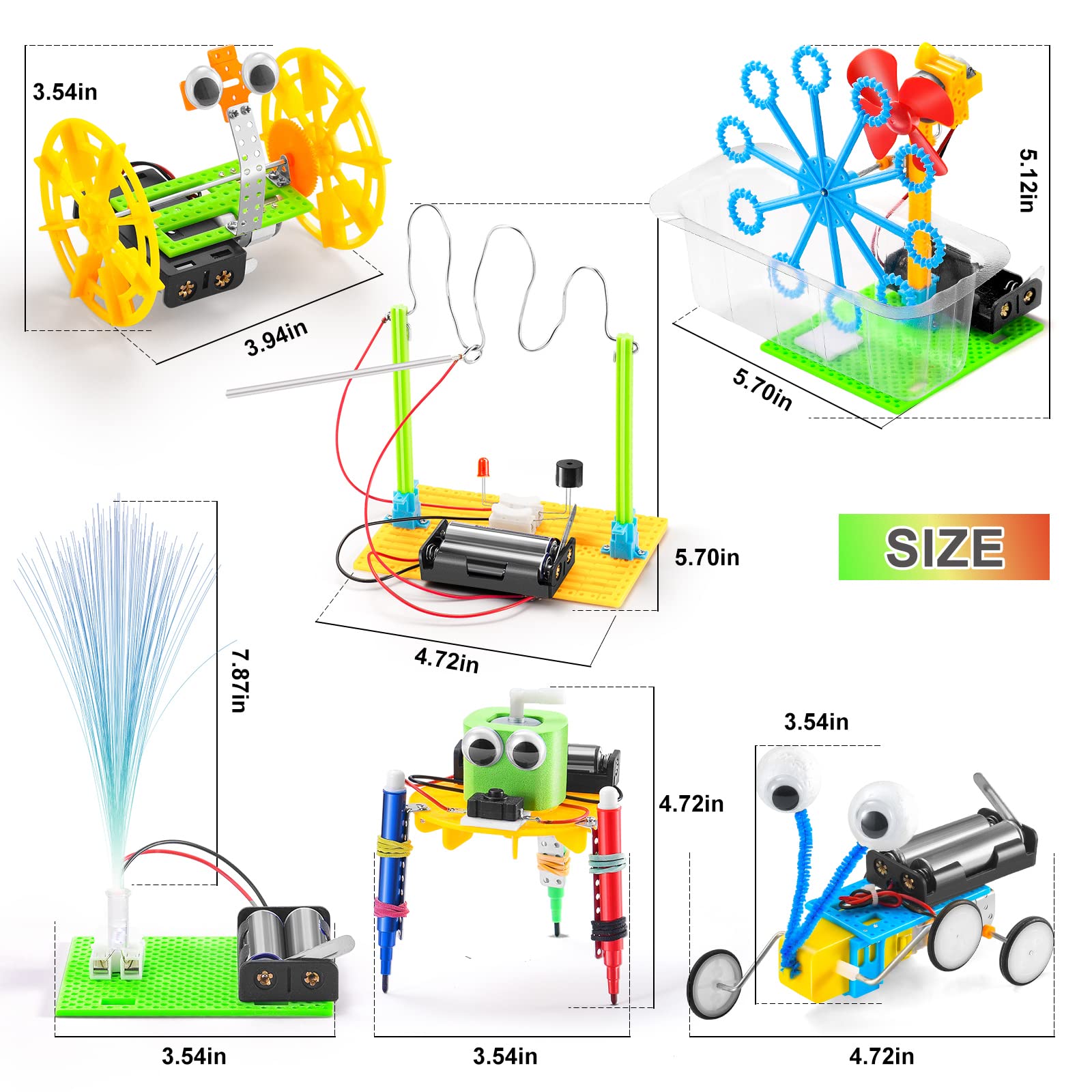 STEM Robotics Science Kits for Kids Age 8-12 Robot Building Kit 5-7, STEM Toys for Boys 8-10 Science Experiments 6-8 Girls Engineering Projects STEAM Activities Gifts 6 7 8 Year Old Boy Crafts