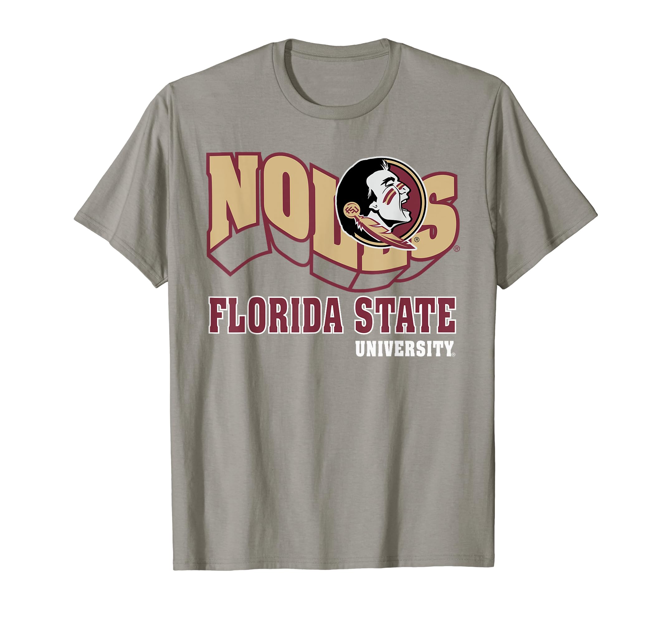 Florida State Seminoles Retro Flashblock Gray T-Shirt