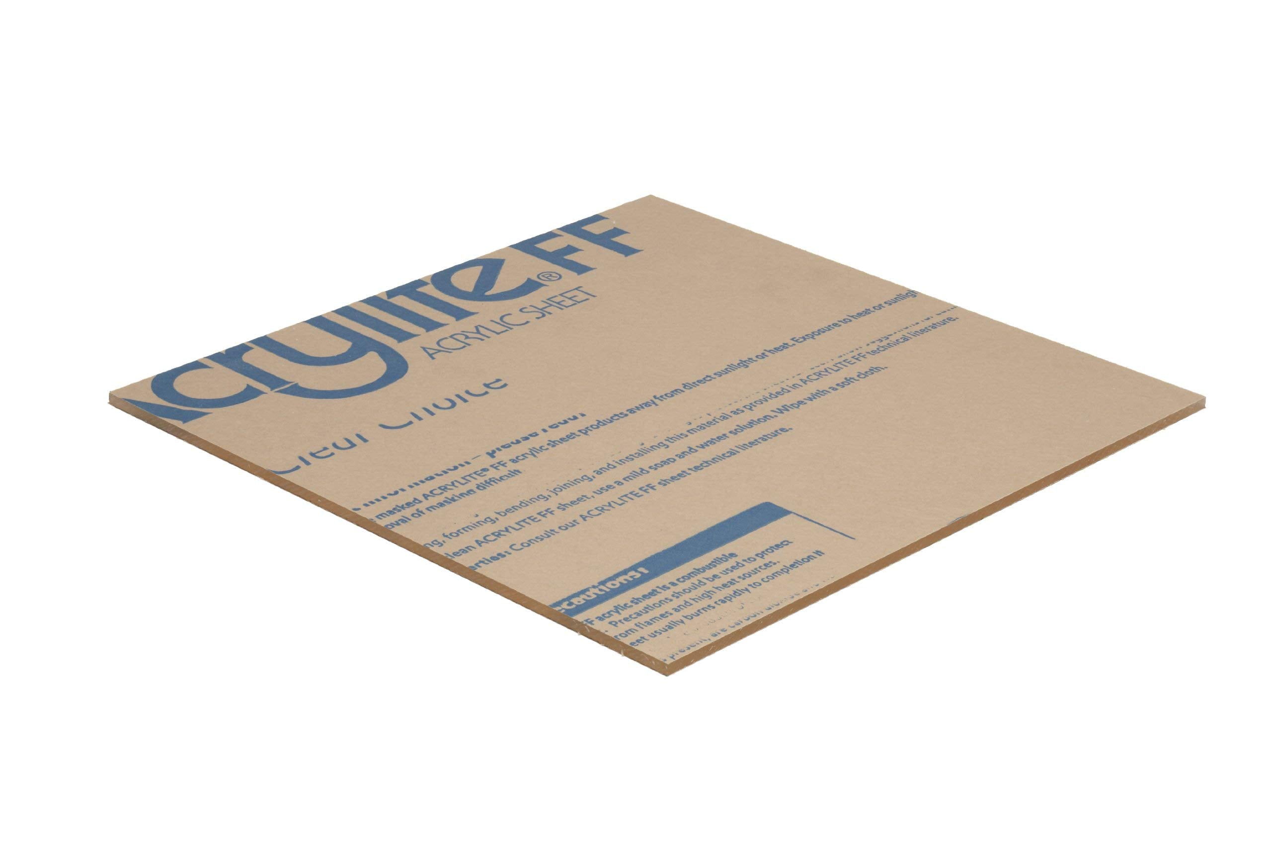 Falken Design Acrylic Plexiglass Sheet, Black, 12" x 24" x 1/4"