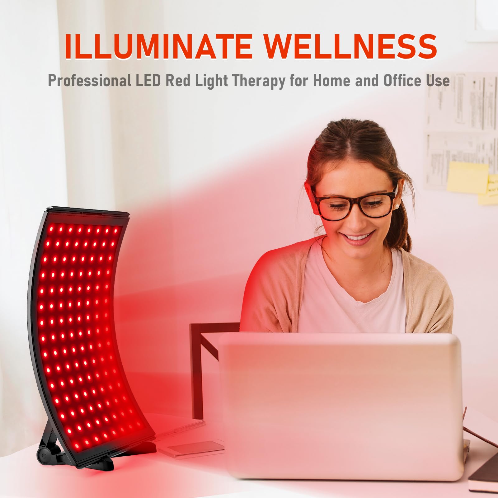 Viconor Red Light Therapy for Face,Red Light Therapy Lamp Back Relief Device,Infrared Light Therapy for Body 660nm&Near Infrared 850nm Red Light Therapy Device Skin Care at Home Muscles,Joints