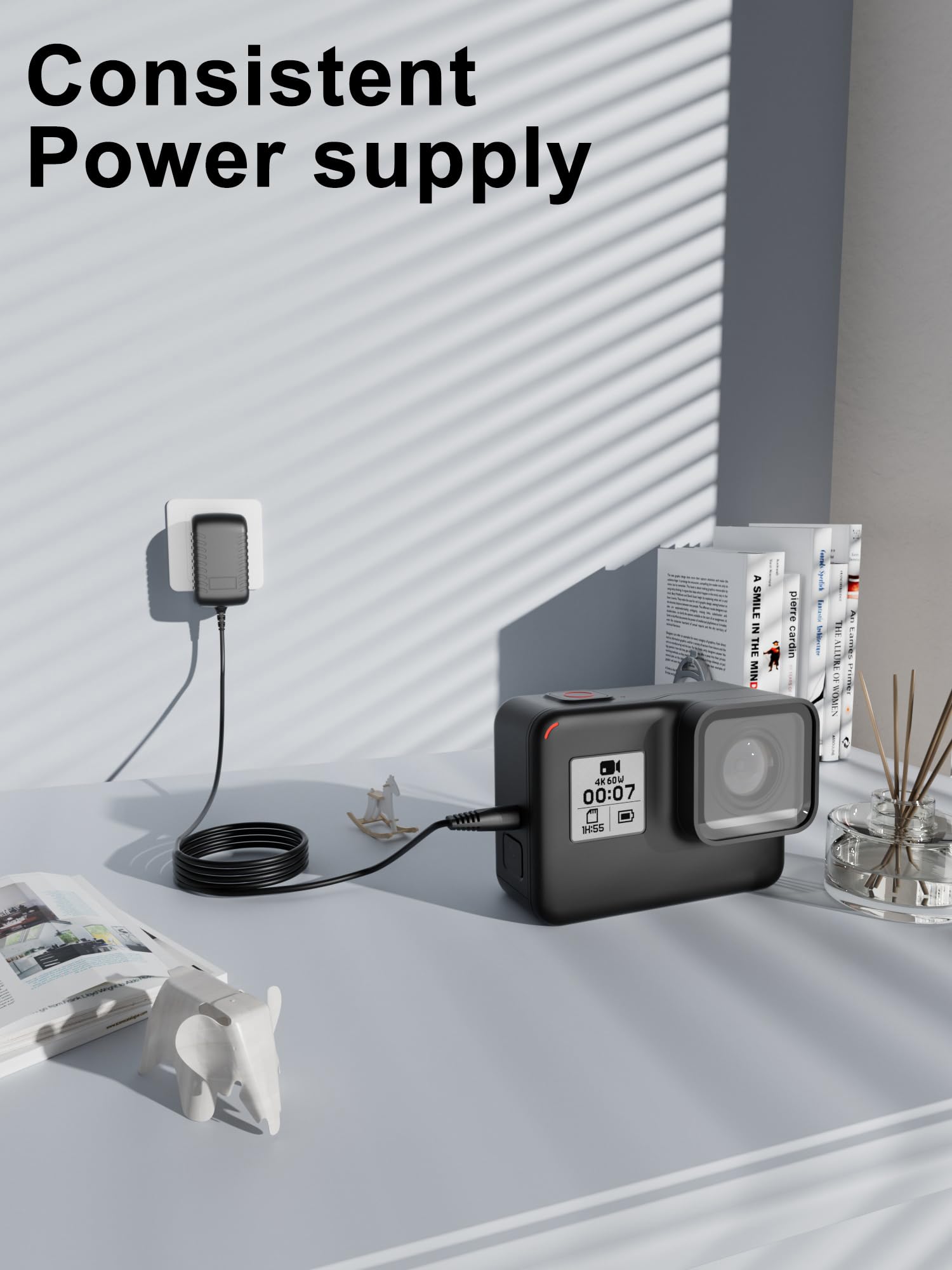 AC Adapter Power Cord Compatible Compatible with RESTECK,Vellax,Medcursor,Mirakel,InvoSpa Shiatsu Back Shoulder and Neck Massager Charger Power Supply 12V Only Fit Compatible with 12V Massager