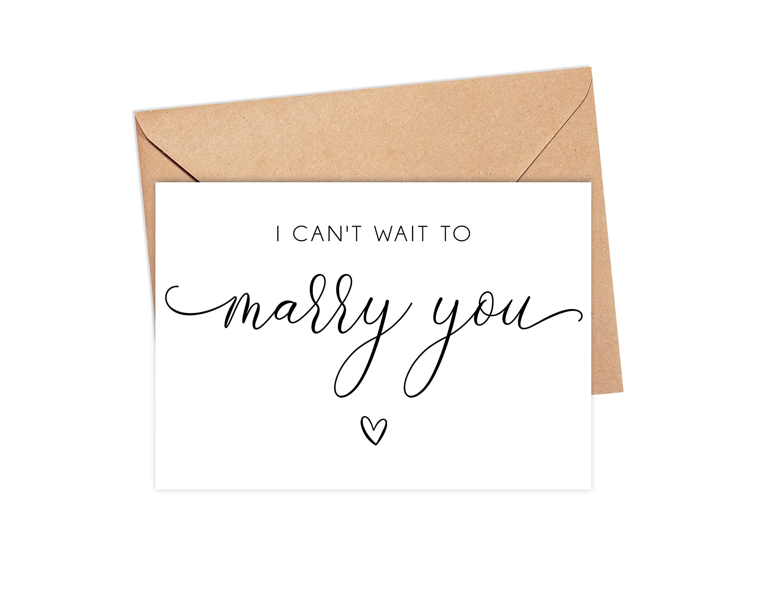 I Cant Wait To Marry You - Bride To Groom Wedding Day Card - Letters To My Husband From Wife - Love Gift For Him - Fiancé Gifts - Vows