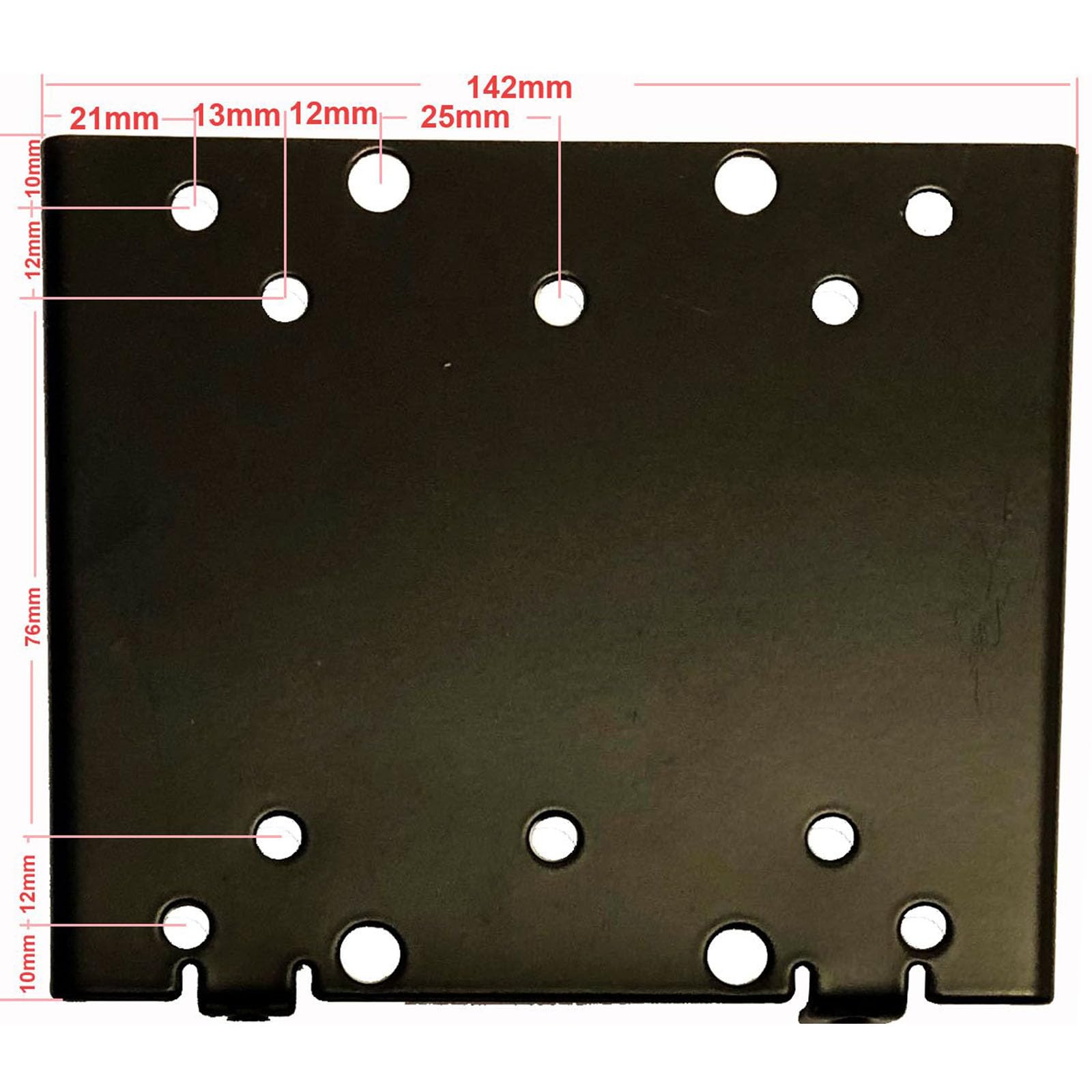 VideoSecu LCD LED Monitor TV Wall Mount for 19" 20" 22" 23" 24" 26" 27" 30" 31" Flat Panel Screen Maximum Loading 66lbs VESA 75/100 Ultra Thin Mount Bracket 1EA