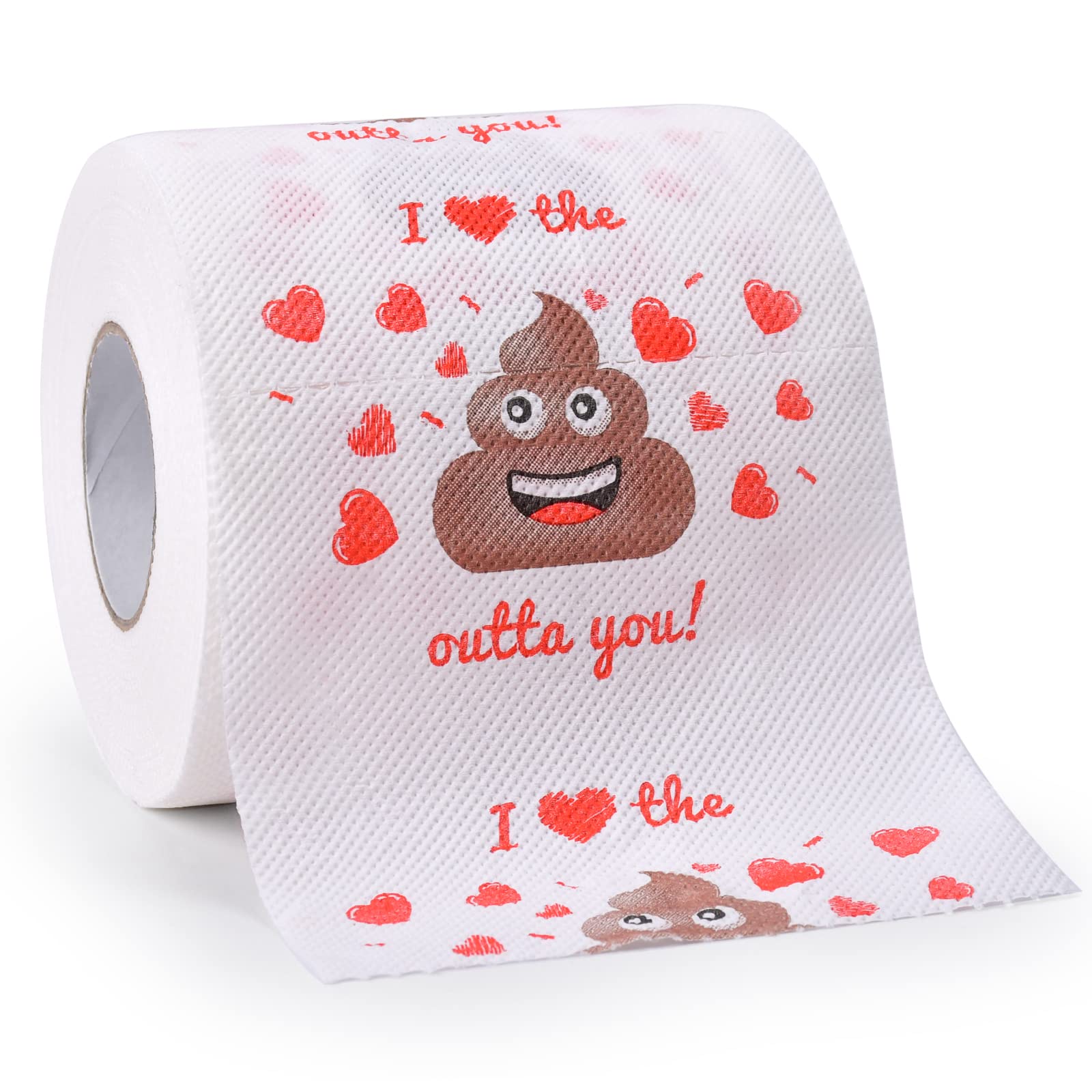 Valentines Day Gifts for Him Her, Romantic Novelty Gifts Toilet Paper, Funny Gag Gifts for Adults Men Women Boyfriend Girlfriend, Valentines Day Decor/Decorationsfor Party Supplies Valentine's Day