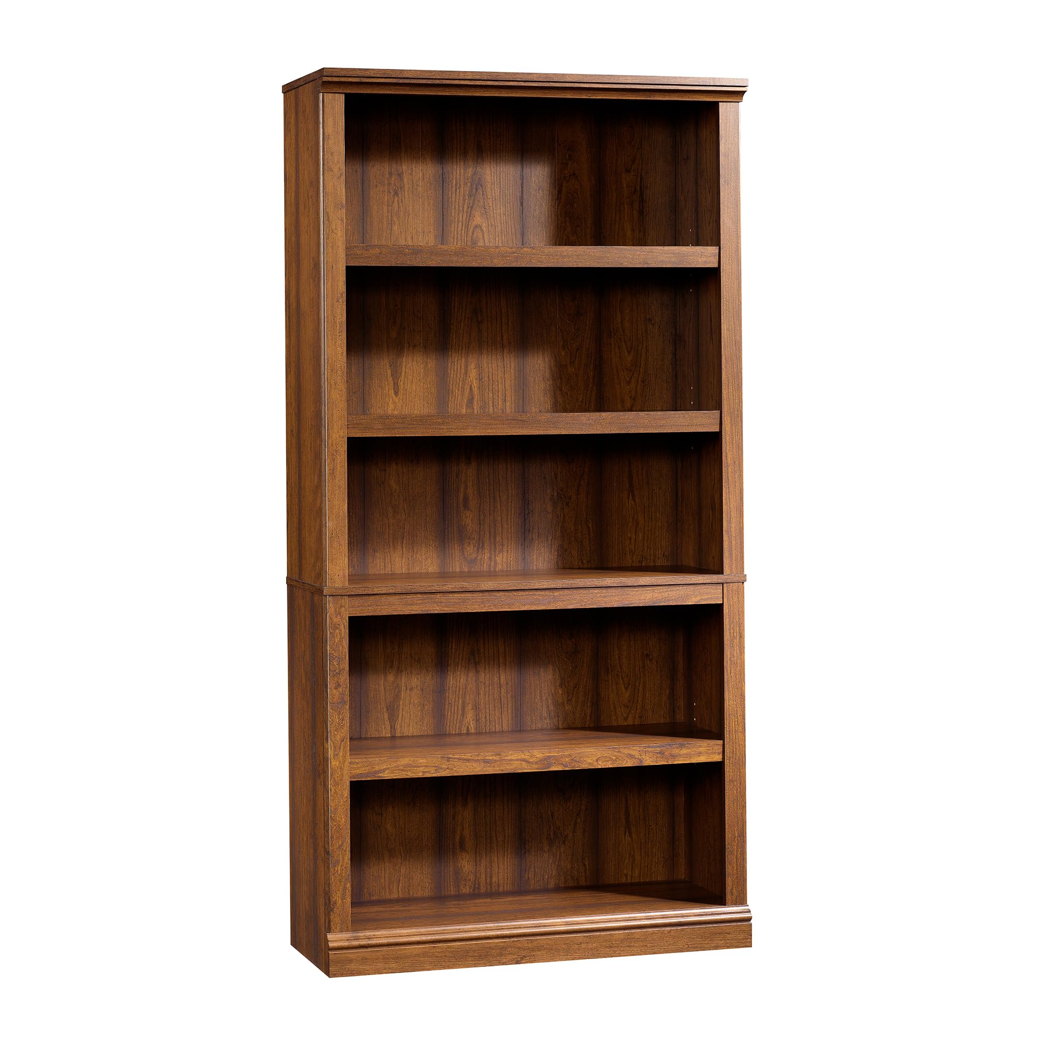 Sauder Miscellaneous Storage 5-Shelf Bookcase/ Book shelf, Washington Cherry finish